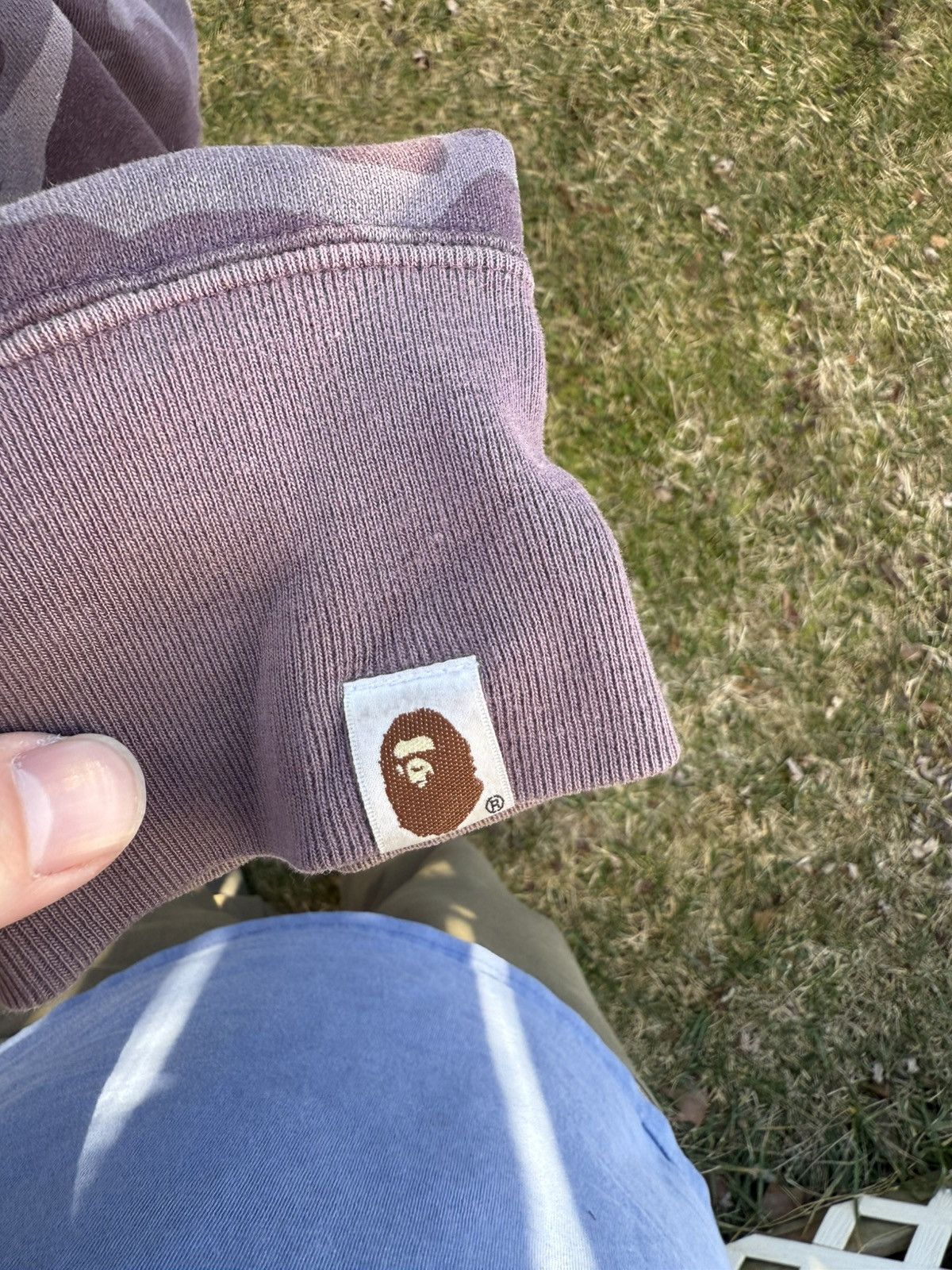 Bape Bape Purple Camo Zip Up Hoodie Size US L / EU 52-54 / 3 - 5 Thumbnail