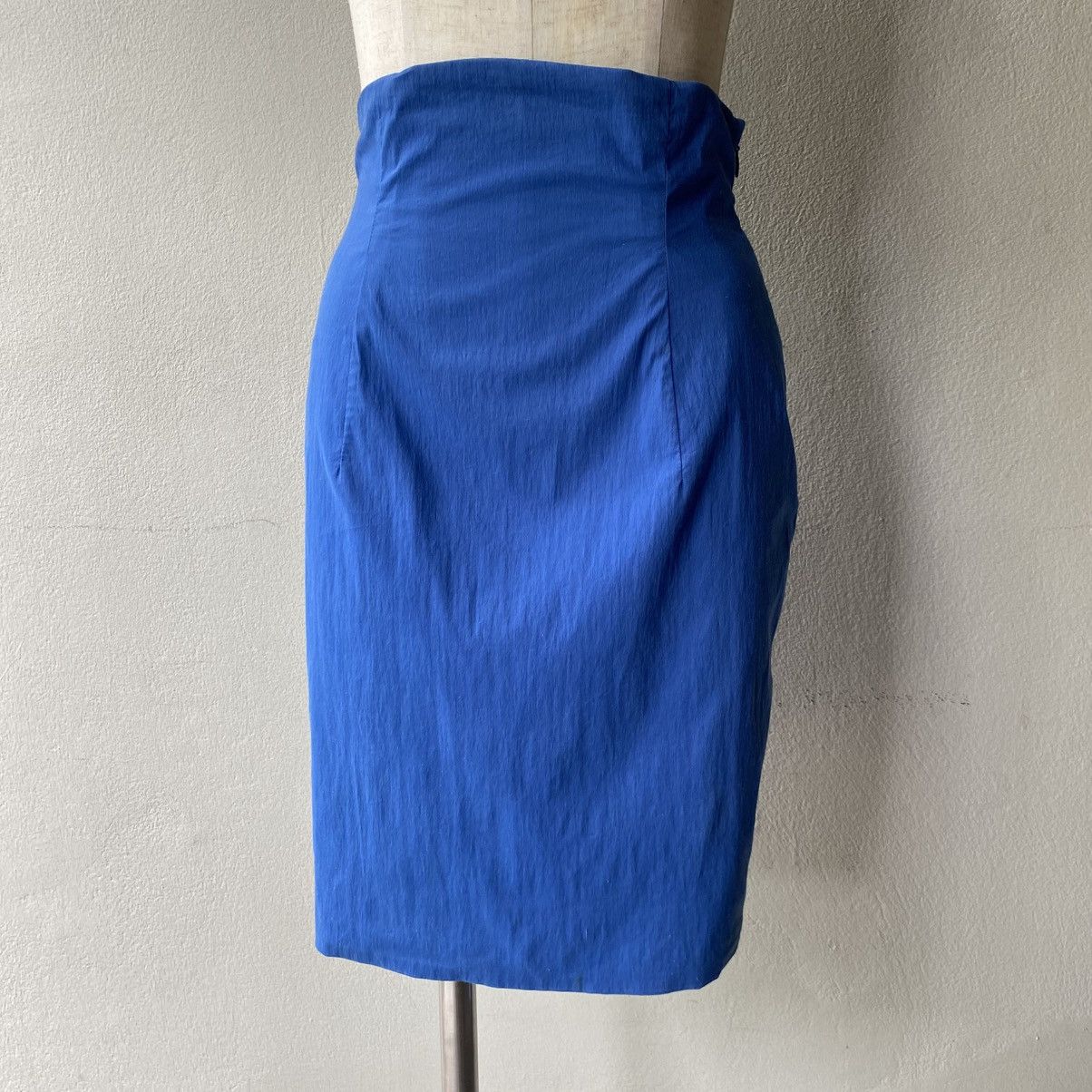 Composition by Kenzo Composition by Kenzo Royal Blue High-Waist Pencil Skirt Size 24" / US 00 / IT 34 - 6 Thumbnail