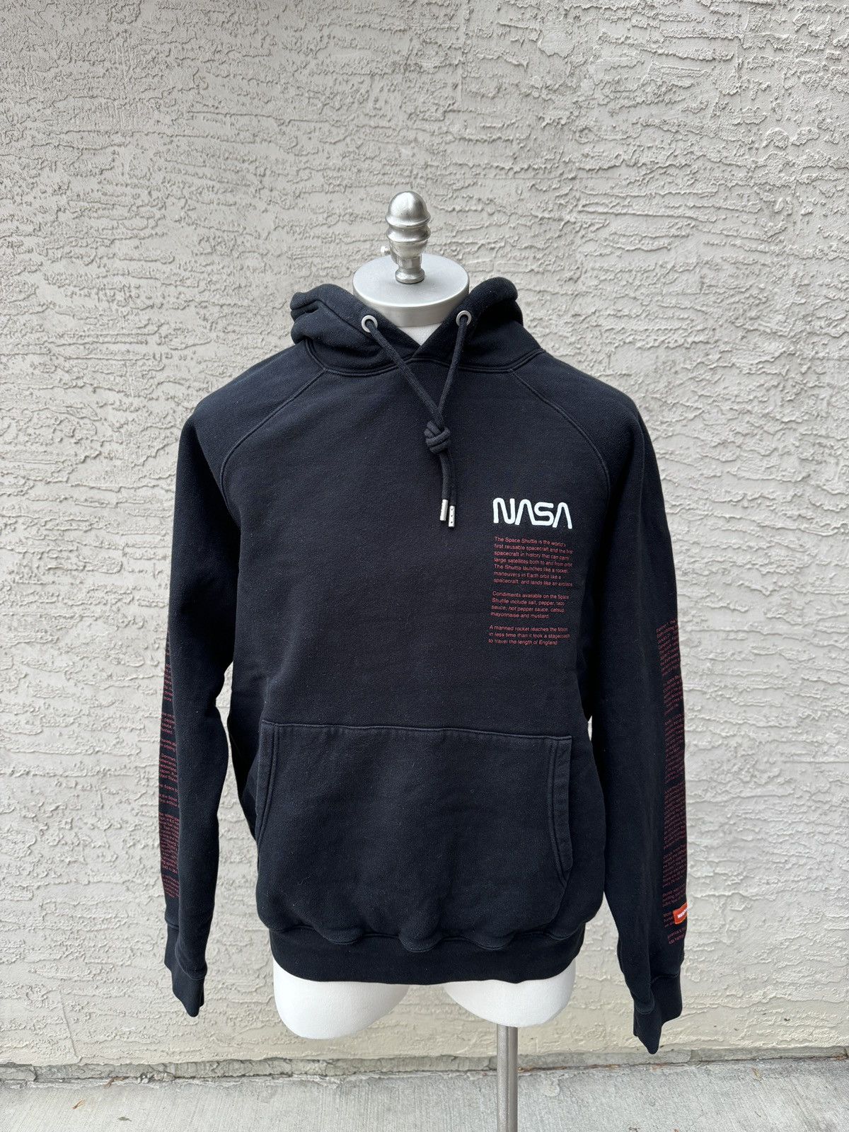 Heron Preston BLACK HERON PRESTON NASA HOODIE Size US S / EU 44-46 / 1 - 1 Thumbnail
