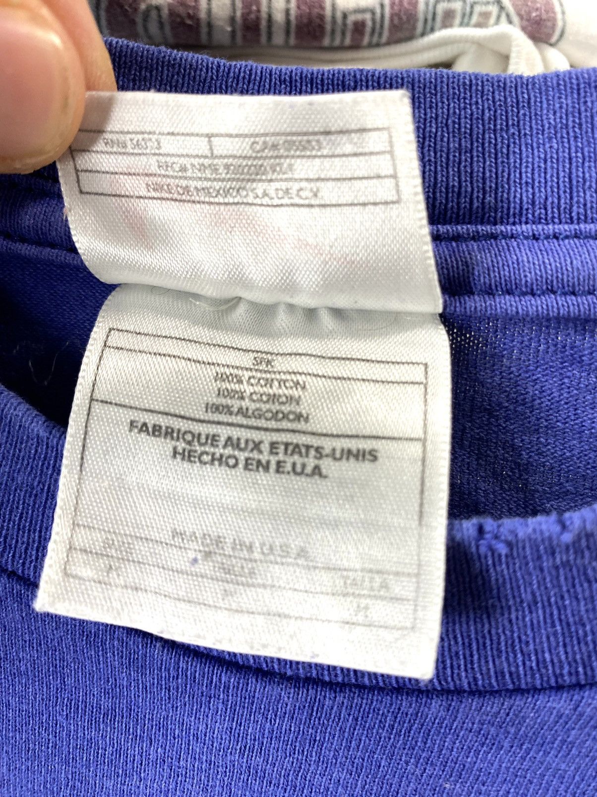Nike × Vintage 1990’s Vintage Nike T Shirt Purple Blue Size US M / EU 48-50 / 2 - 5 Thumbnail