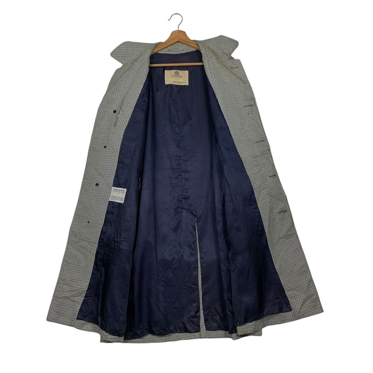 Aquascutum Vintage Aquascutum Houndstooth Trench Coat Size US L / EU 52-54 / 3 - 12 Thumbnail