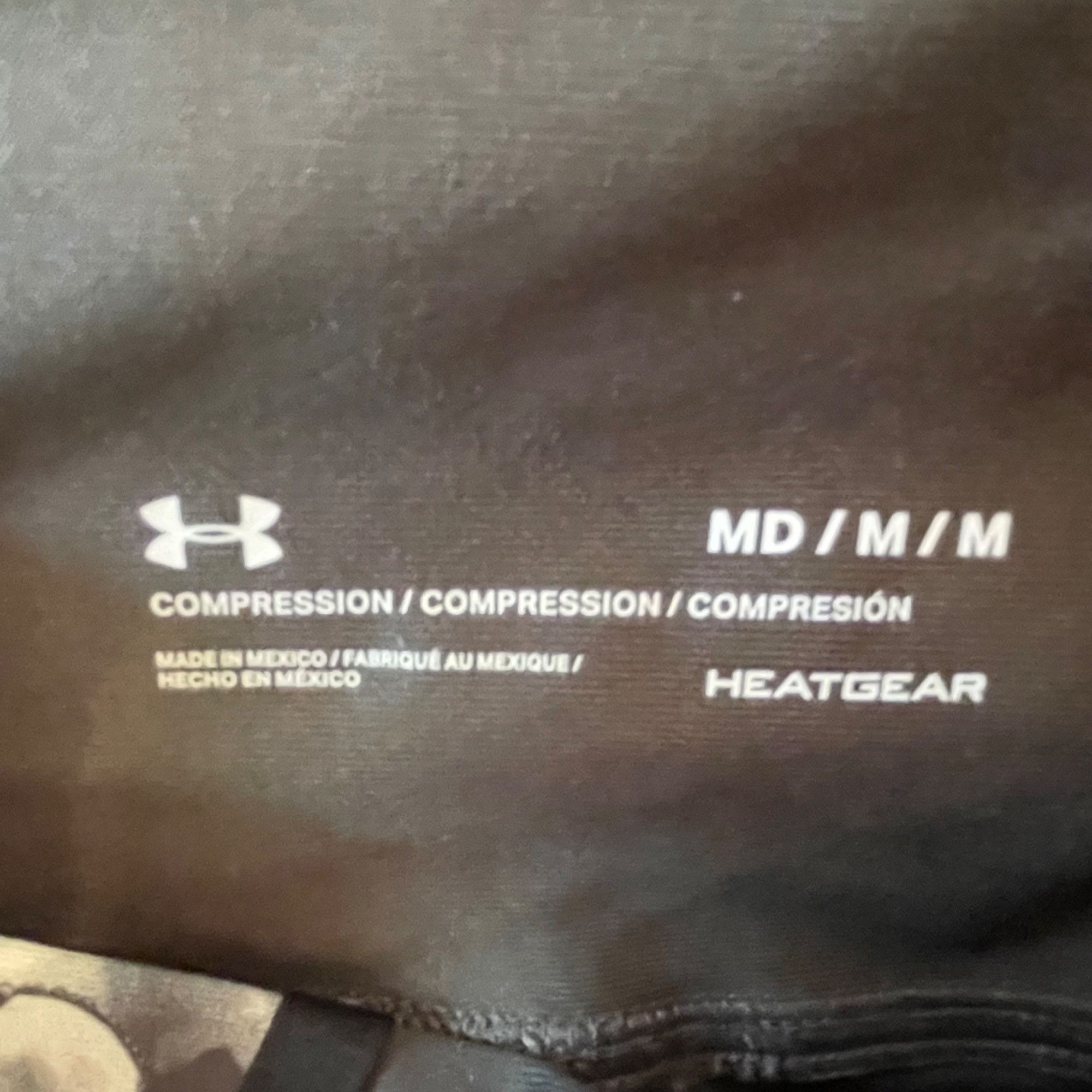 Under Armour Under Amour HeatGear Leggings Women's Medium Black and Gray Size 28" / US 6 / IT 42 - 6 Thumbnail