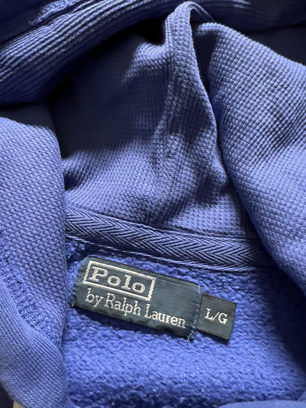 Polo Ralph Lauren × Vintage Vintage Y2k Polo By Ralph Lauren 💙 Zip Hoodie 90’s Size US L / EU 52-54 / 3 - 7 Thumbnail