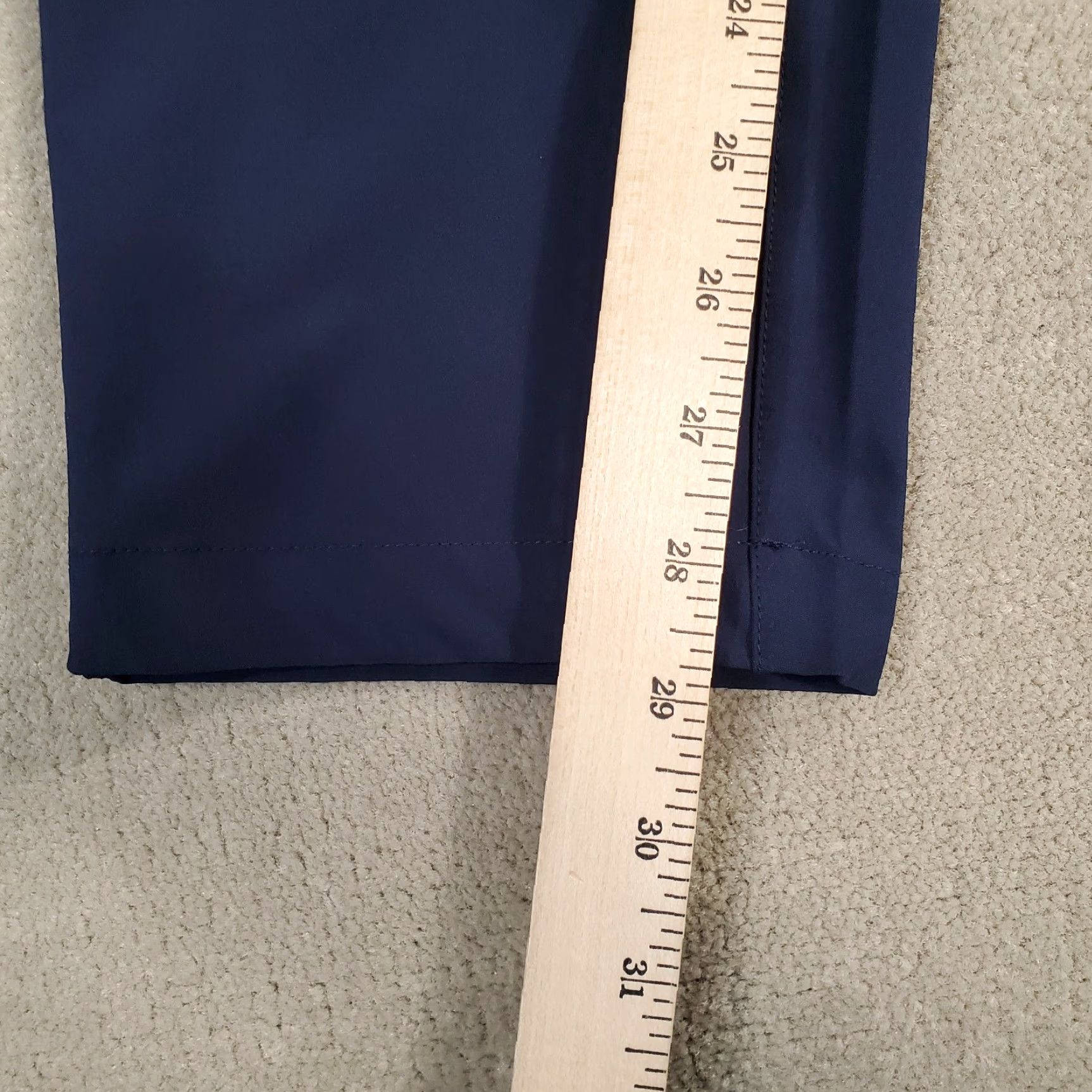 Fabletics Fabletics Pants Mens 34x29 Chino Flat Front Lightweight Performance Blue Regular Inseam 29 Logo Size US 34 / EU 50 - 5 Thumbnail