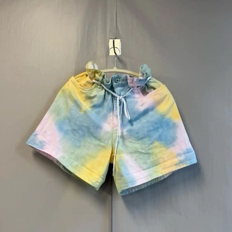 Miu Miu Miu Miu Light Blue Cotton Women's Shorts 0089 Size 23" - 1 Thumbnail