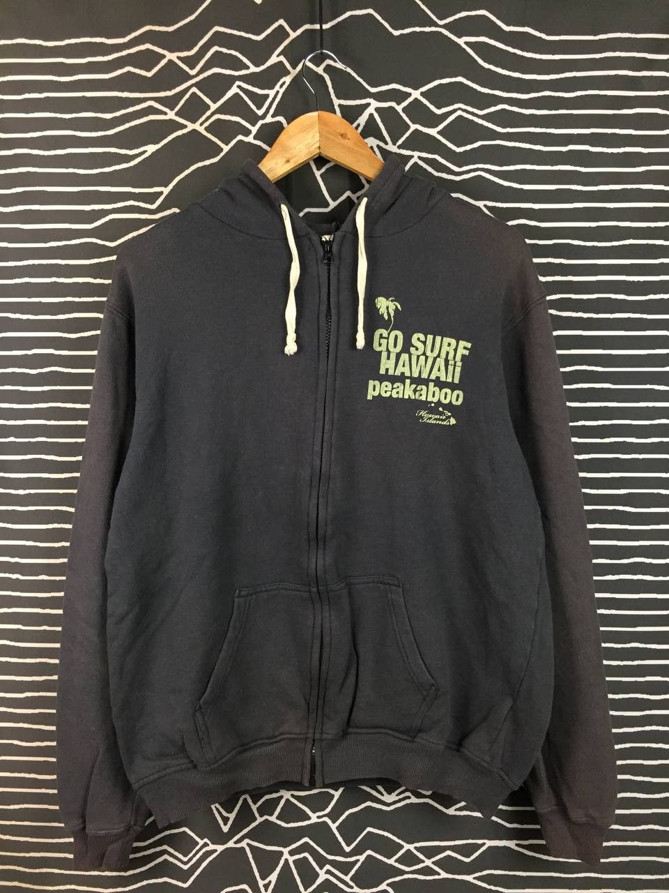 Vintage Vtg Peakaboo Surf Hawaii "Say Aloha" Zip Hoodie Size US XL / EU 56 / 4 - 1 Thumbnail