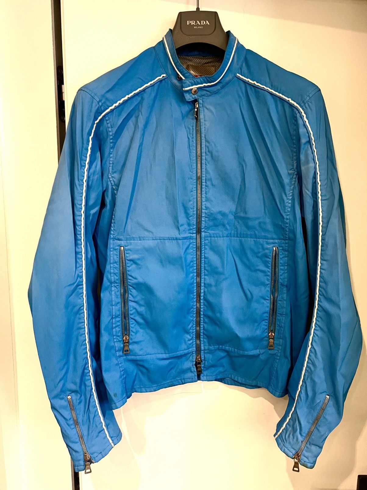 Prada Rare Archive PRADA linea rossa light jacket!!! Size US L / EU 52-54 / 3 - 3 Thumbnail