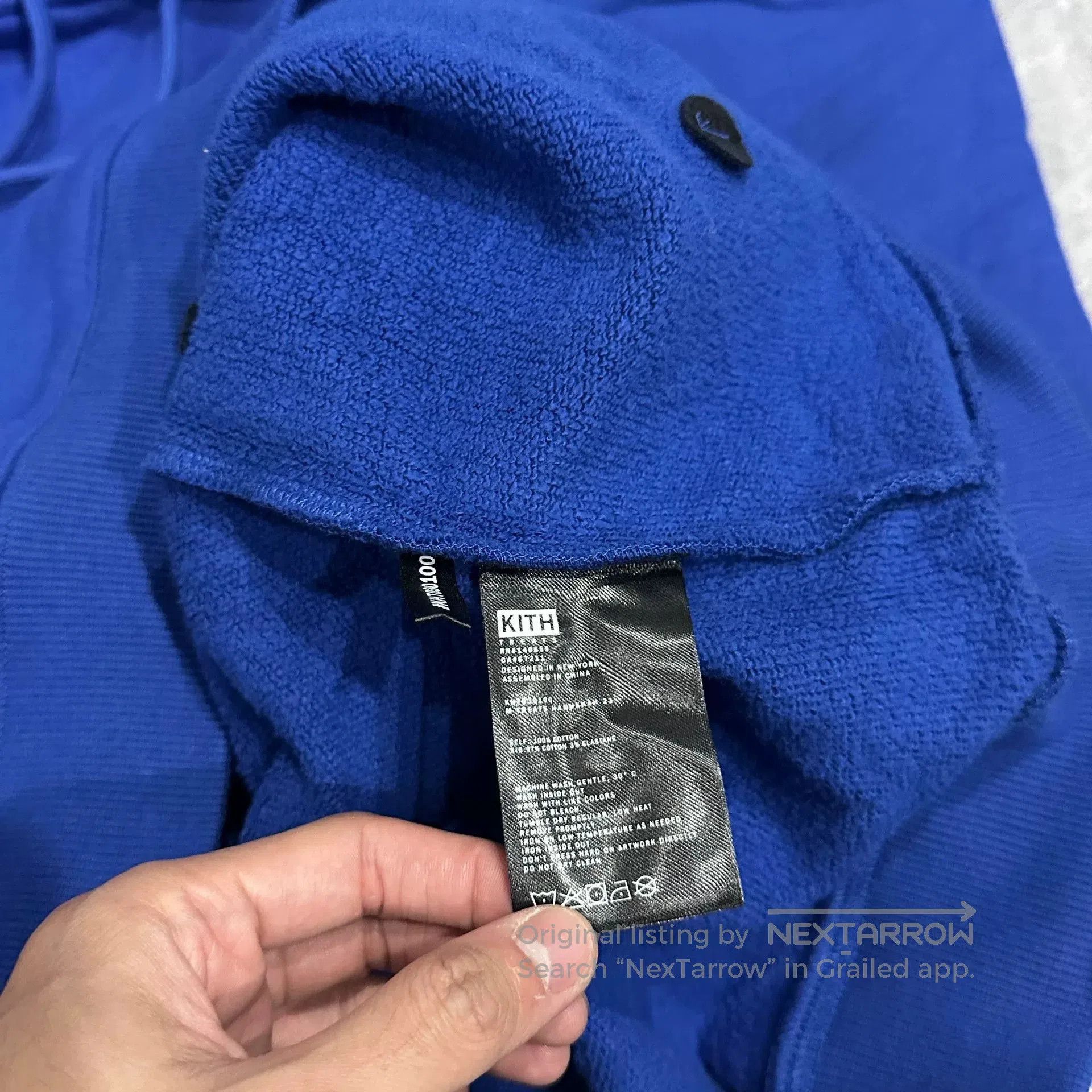 Kith Kith Hebrew Logo Klein Blue Hoodie. Size US M / EU 48-50 / 2 - 6 Thumbnail