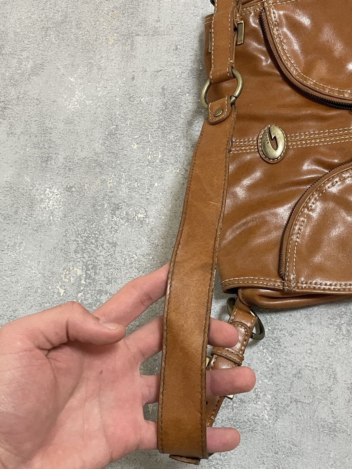 Guess Vintage Y2K Guess Bag Brown Size ONE SIZE - 17 Thumbnail