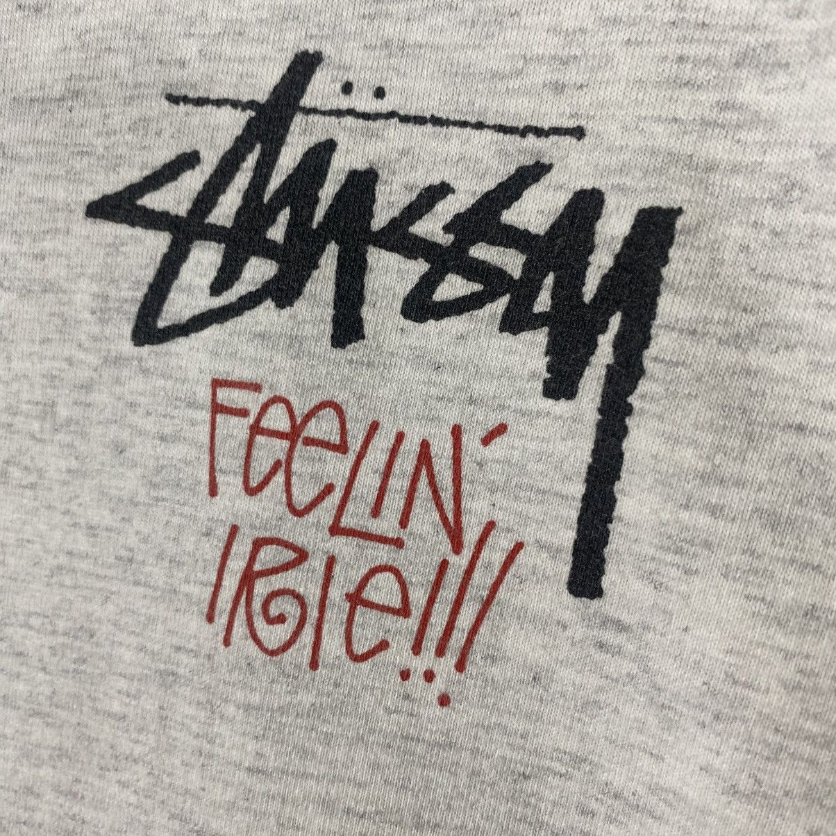 Stussy × Vintage Vintage 90s Stussy Rasta L Size Grey Colour Single Stitch Size US L / EU 52-54 / 3 - 6 Thumbnail