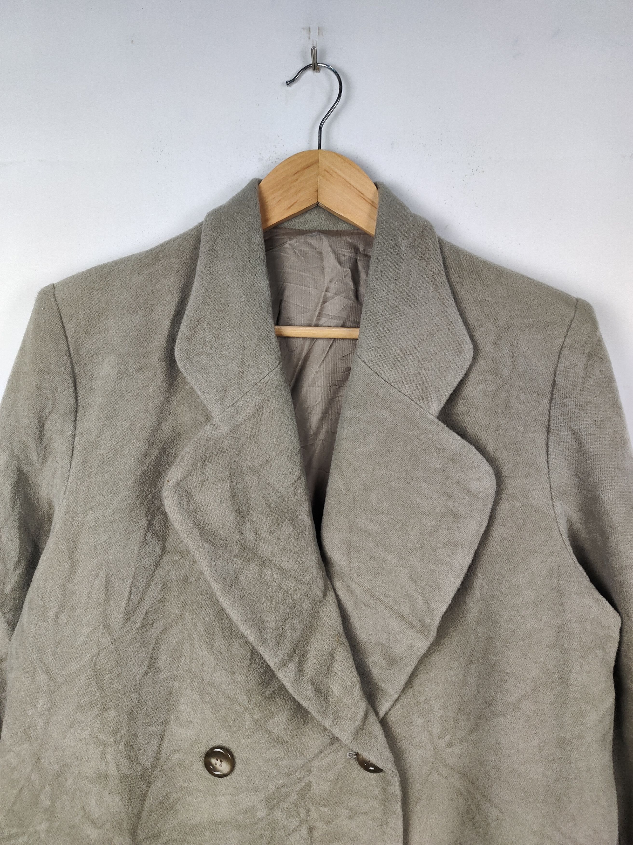 Yohji Yamamoto BEST.E by Yohji Yamamoto Double Breasted Wool Long Coat Size US M / EU 48-50 / 2 - 2 Thumbnail