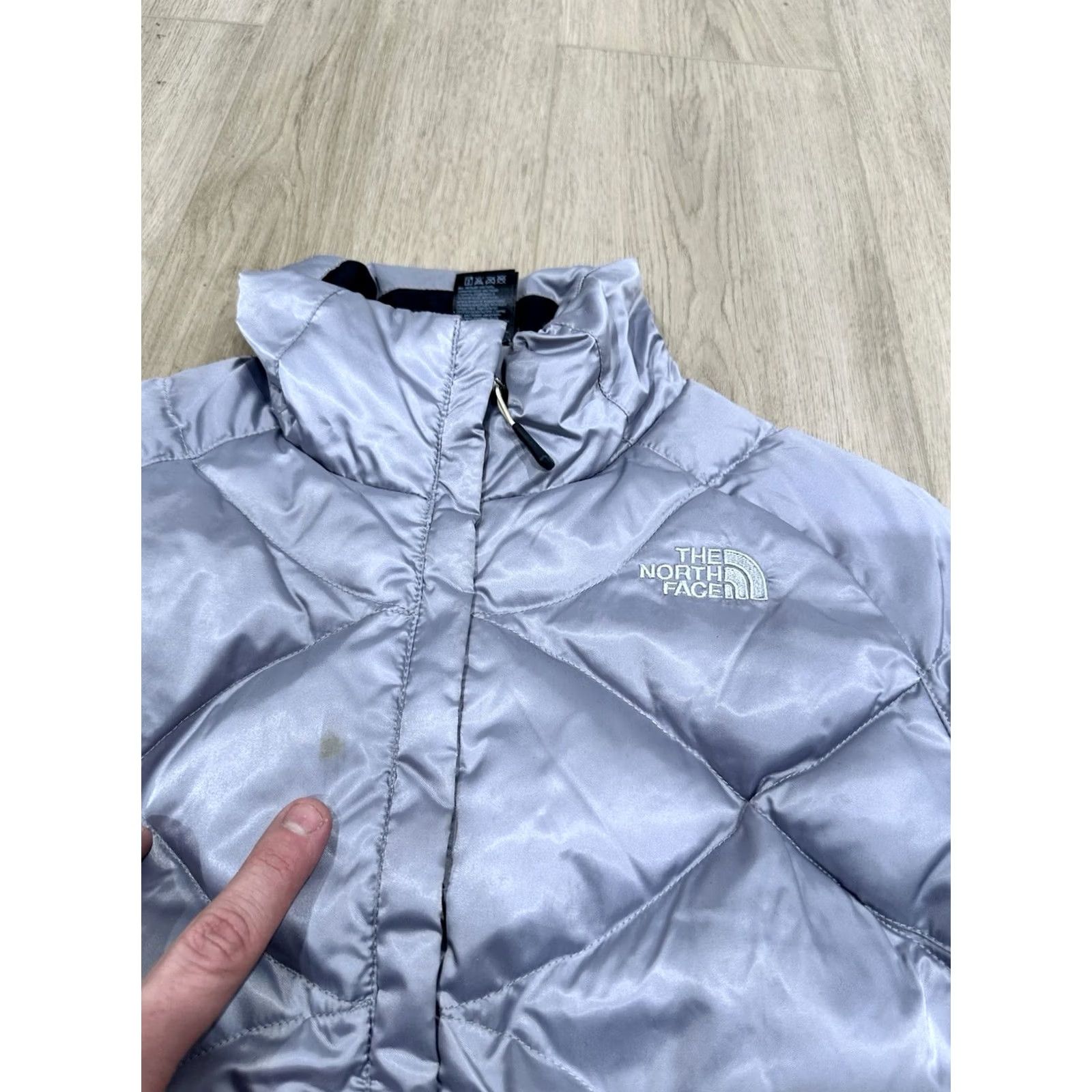 The North Face VINTAGE The North Face Aconcagua Jacket XS Gray Women’s Puffer 550 Down Mid-Length Zip Size XS / US 0-2 / IT 36-38 - 5 Thumbnail