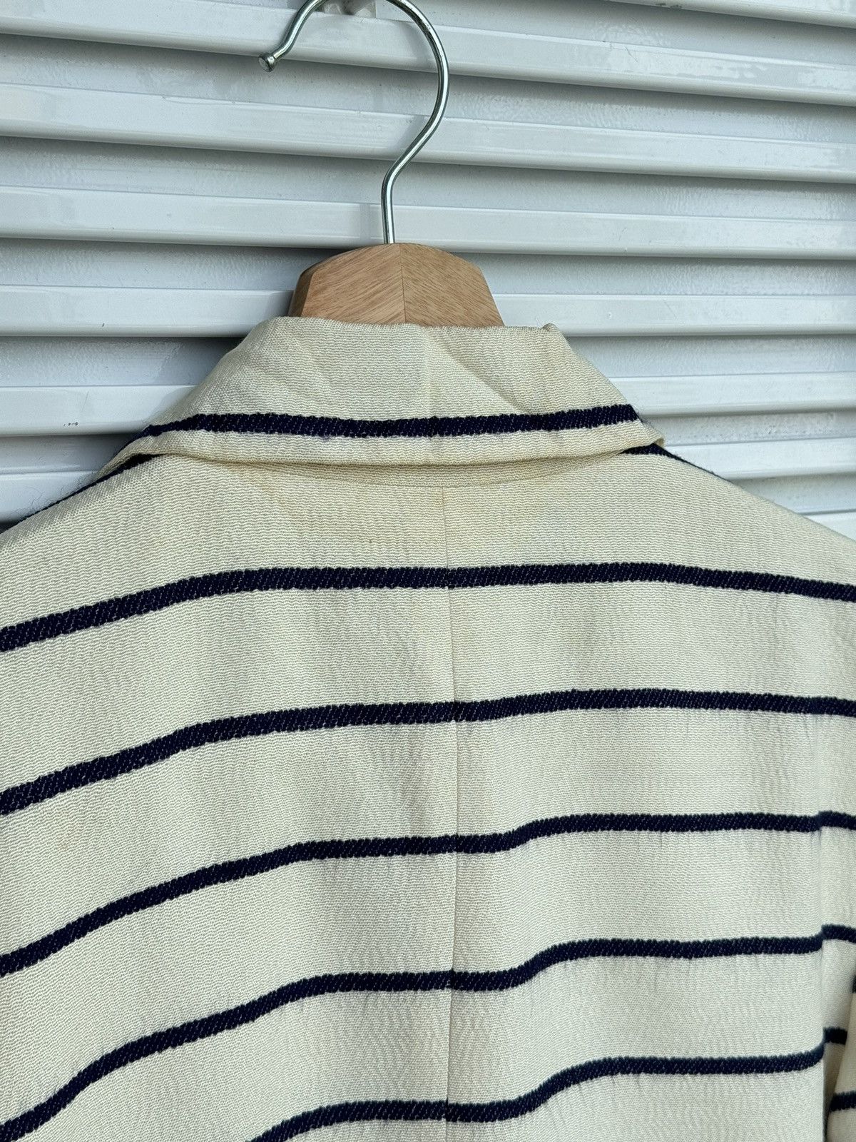 Yves Saint Laurent Yves Saint Laurent YSL Striped Blazer Size M / US 6-8 / IT 42-44 - 8 Thumbnail