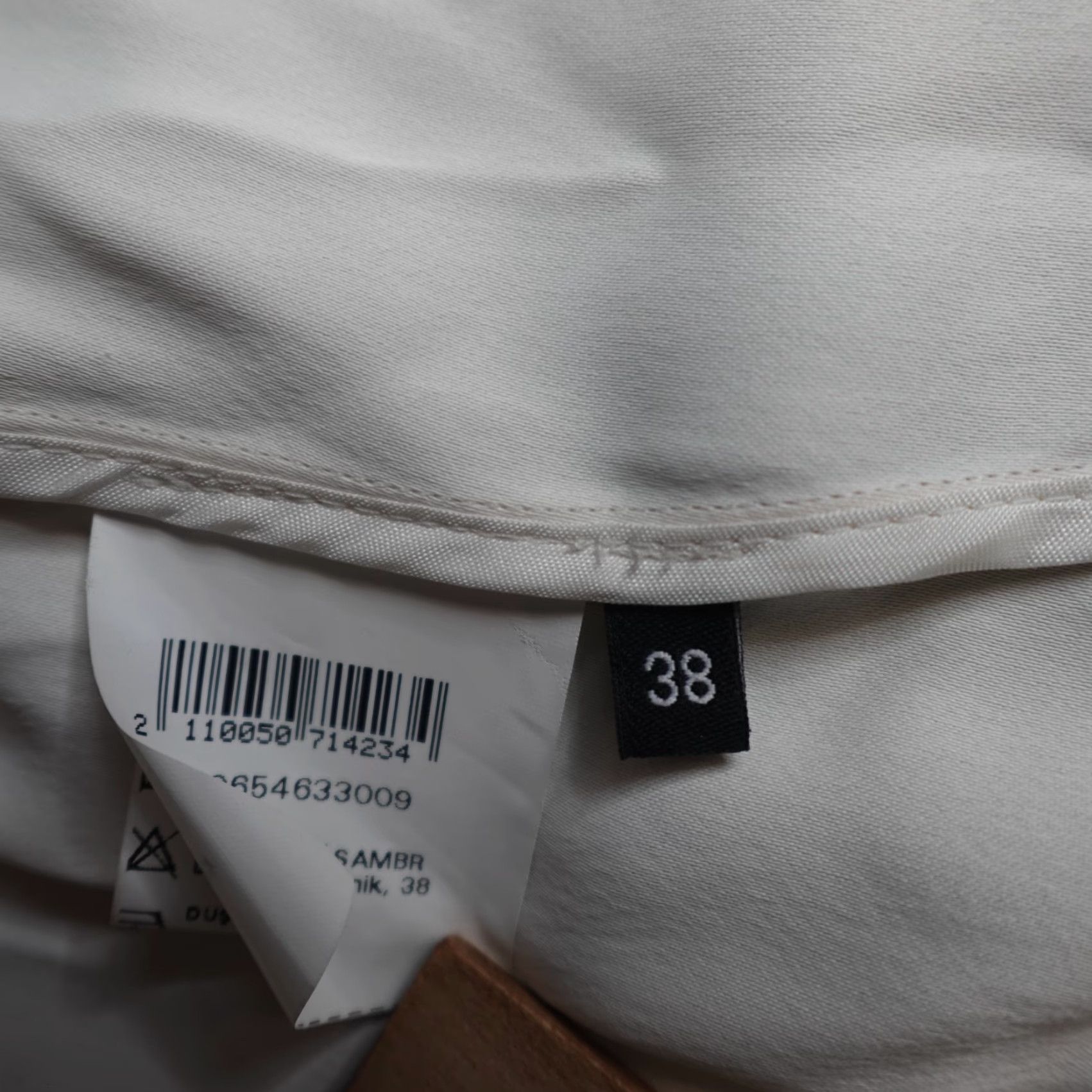 Vintage Academia Womens Jacket M Ivory Solid Casual Pockets Fall Spring Summer Womens Size M / US 6-8 / IT 42-44 - 3 Thumbnail