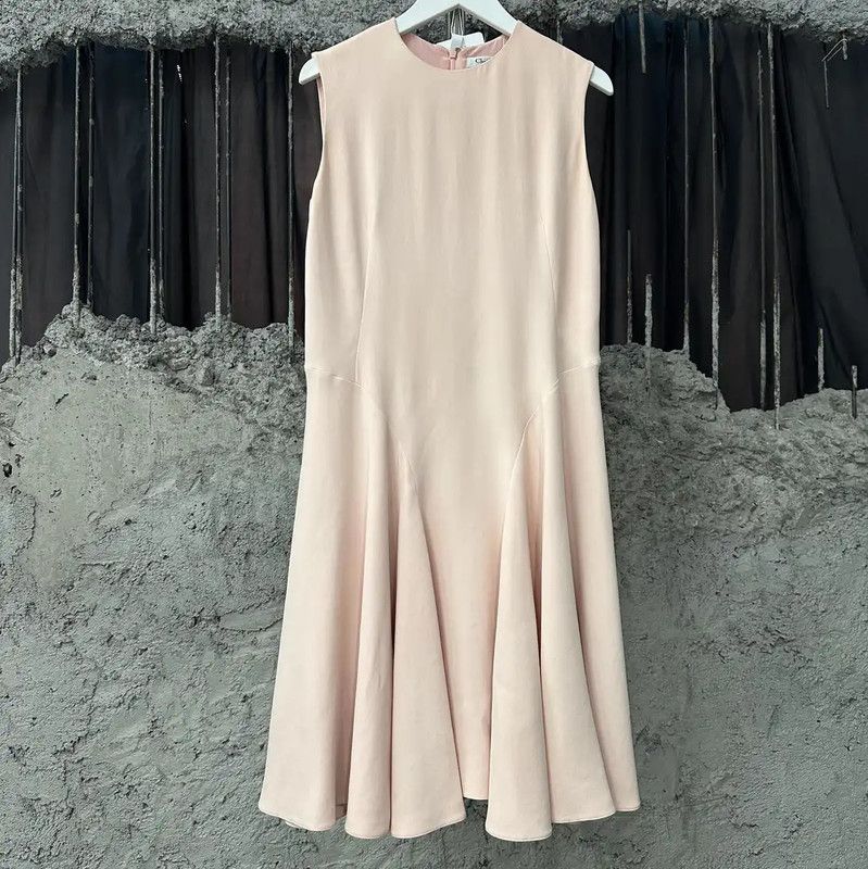 Dior Dior Pink Summer Sleeveless Dress 0089 Size ONE SIZE - 1 Thumbnail