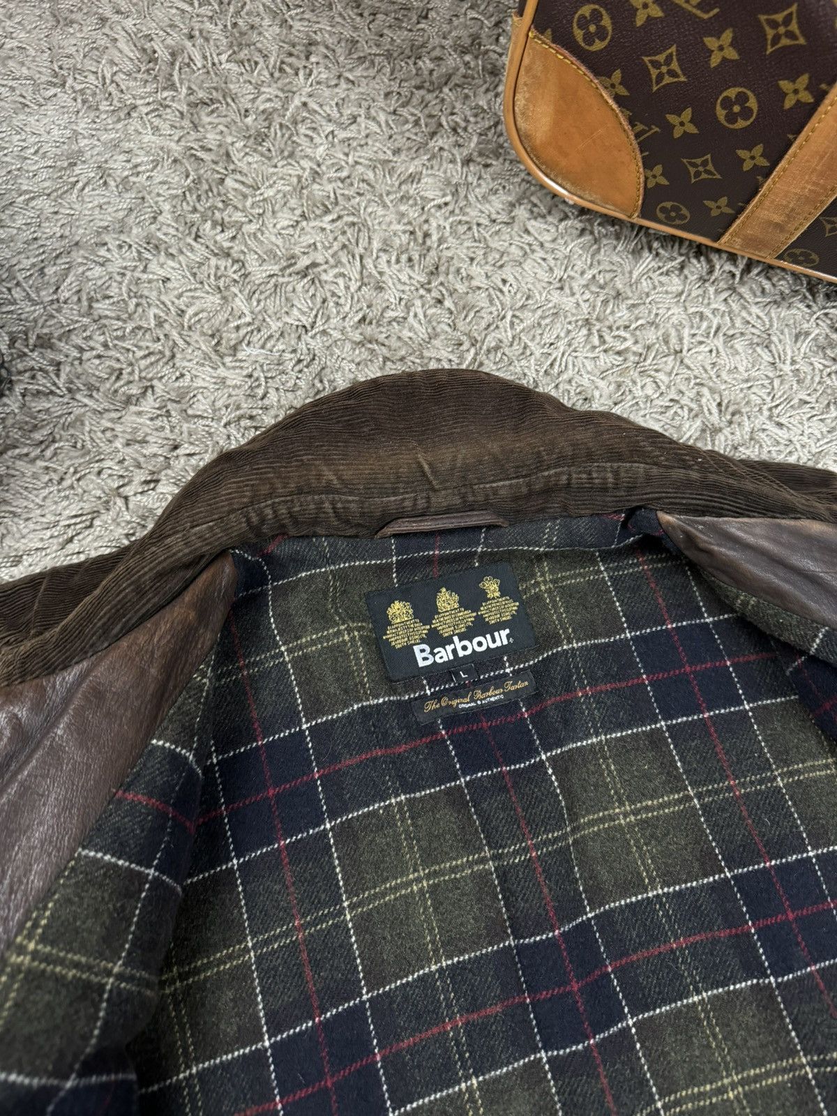 Barbour Leather jacket Barbour England jacket original item Size US XXL / EU 58 / 5 - 3 Thumbnail