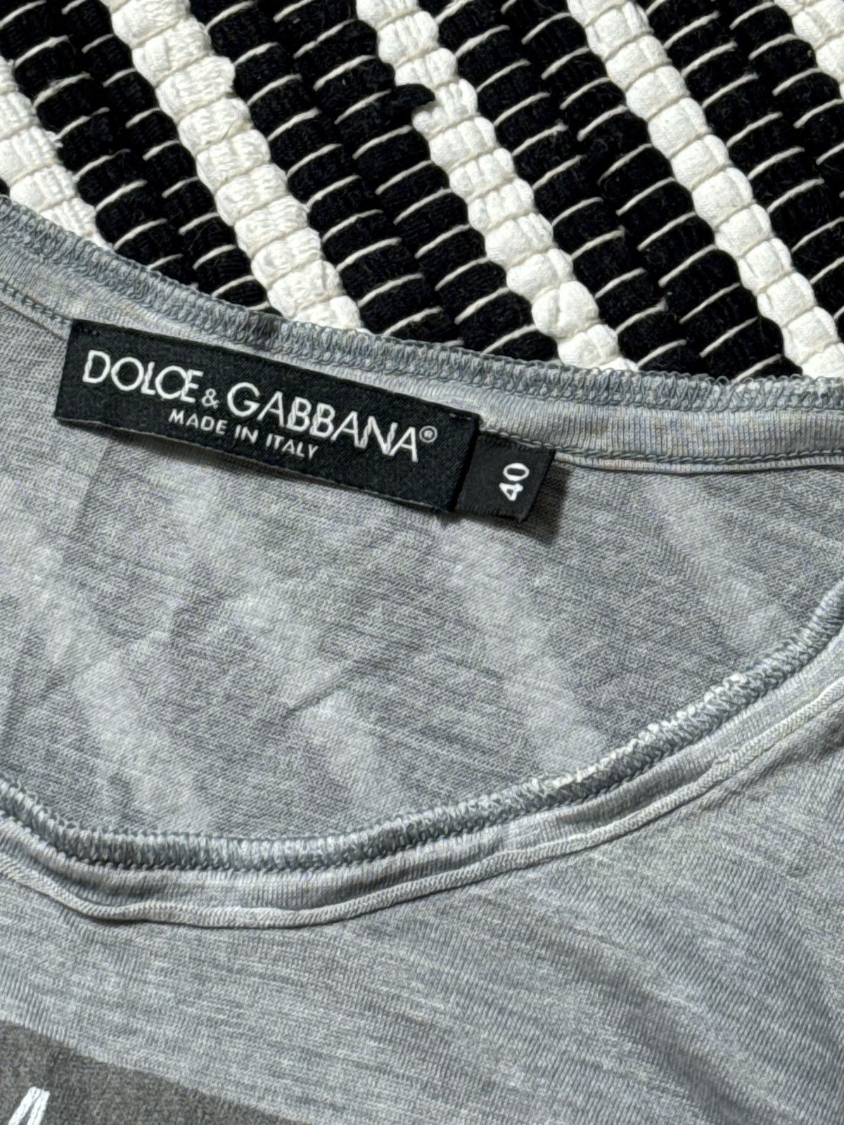 Dolce & Gabbana VINTAGE DOLCE&GABBANA 2000s MESH TEE SHIRT Size S / US 4 / IT 40 - 5 Thumbnail