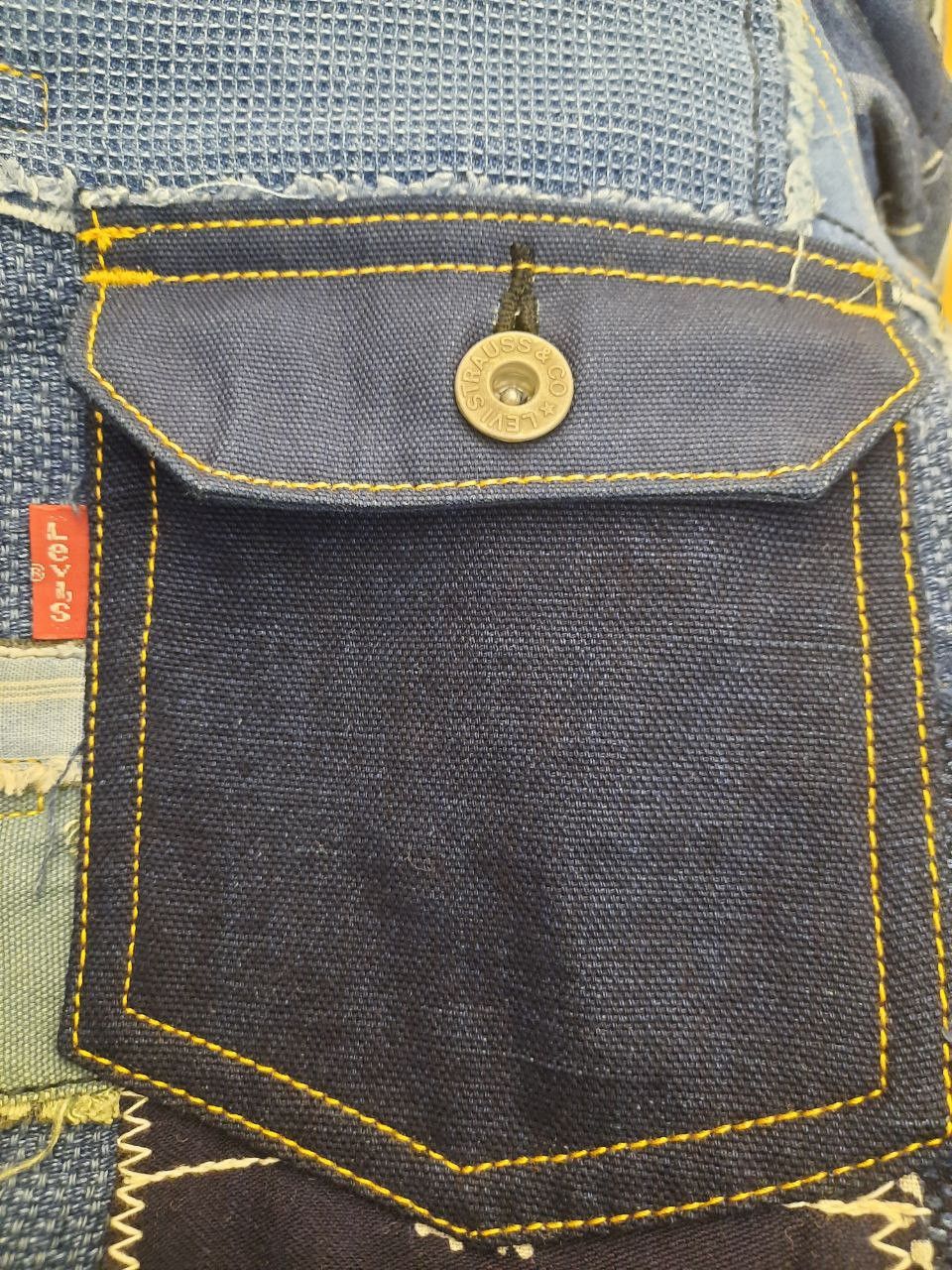Junya Watanabe × Levi's SS15 Runway Boro Patchwork Denim Trucker Jacket Size US XS / EU 42 / 0 - 4 Thumbnail