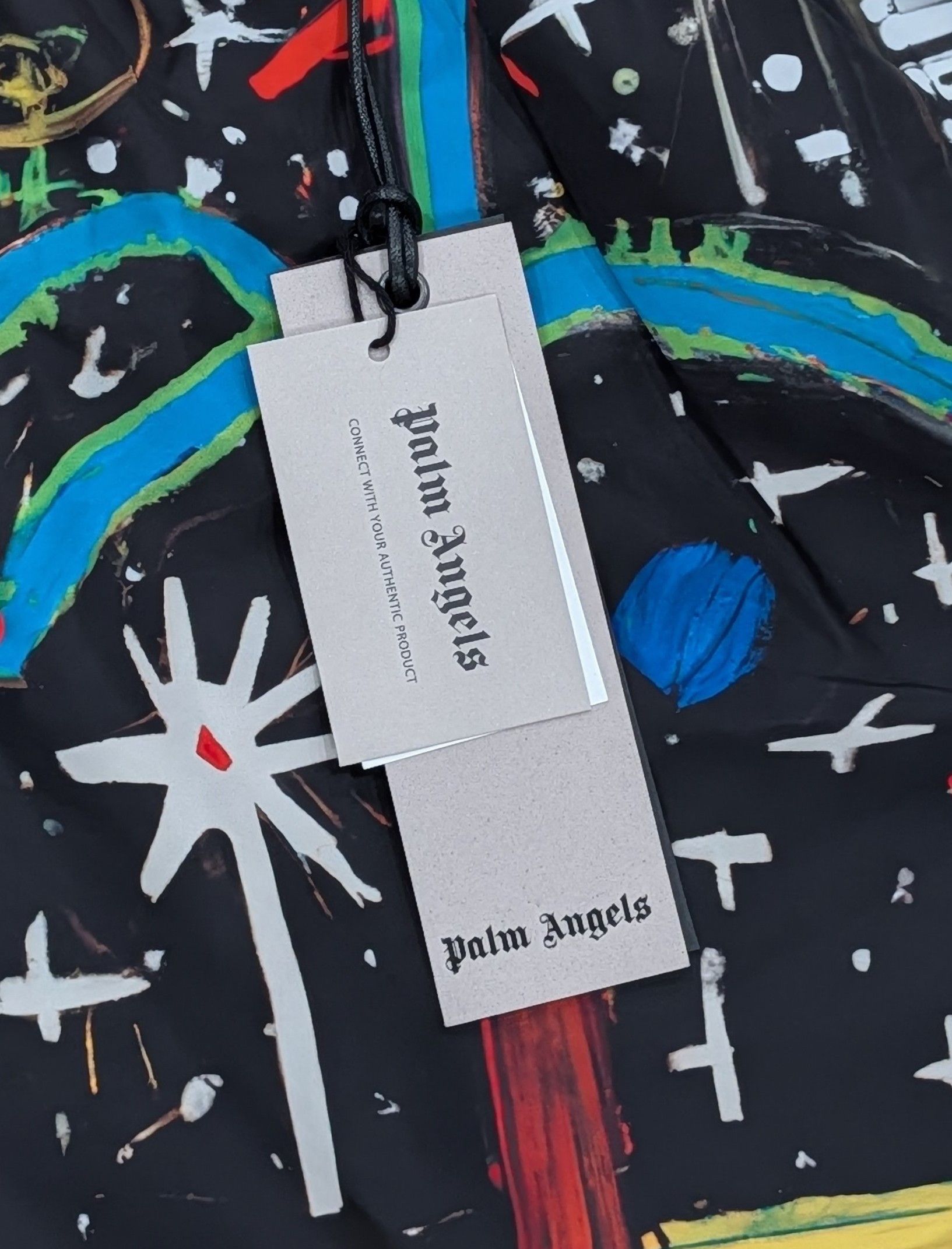 Palm Angels Palm Angels Starry Night Swim Shorts Trunks Black Multi S Size US 30 / EU 46 - 8 Thumbnail