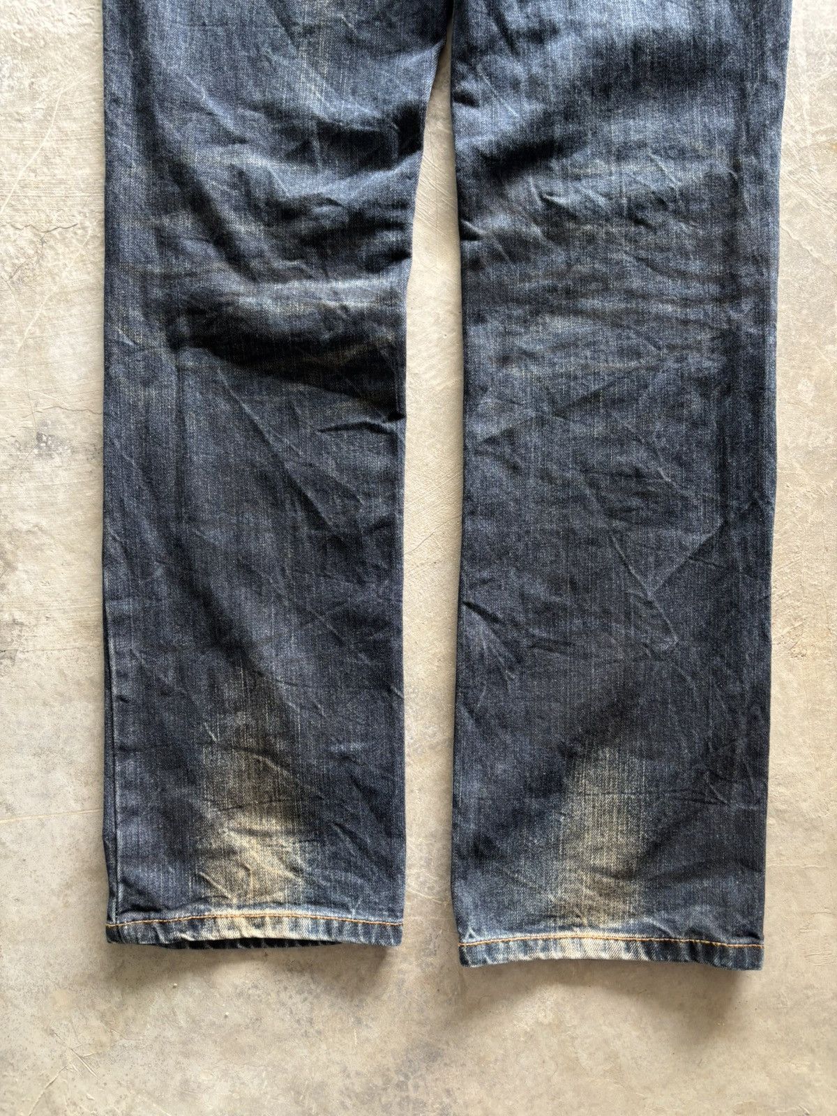 Japanese Brand RUSTY CLOUD72 crocodile patches cross chrome hearts inspired Size US 33 - 17 Thumbnail