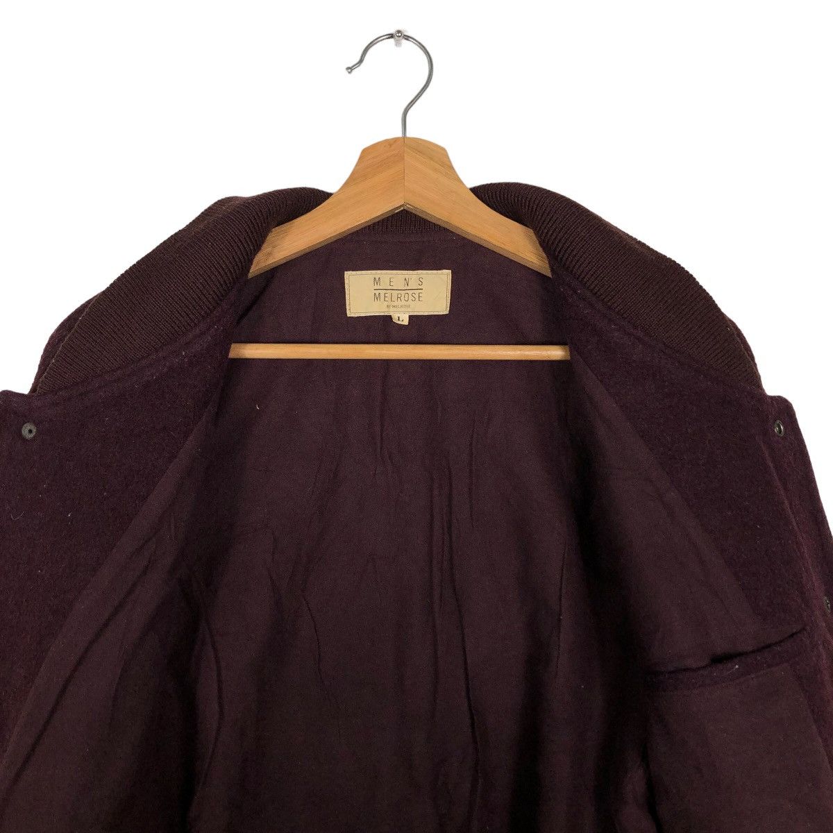 Issey Miyake 🔥90’s Vintage Varisty Jacket Men’s Melrose Leather Big Logo Size US L / EU 52-54 / 3 - 11 Thumbnail