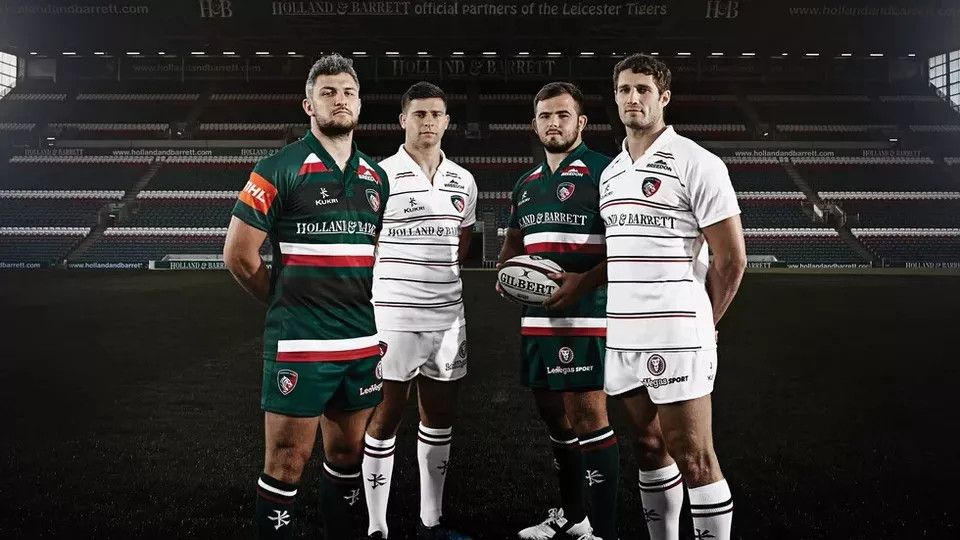 Other LEICESTER TIGERS 2017 RUGBY JERSEY NEW ENGLAND RUGBY UNION Size US XL / EU 56 / 4 - 12 Thumbnail