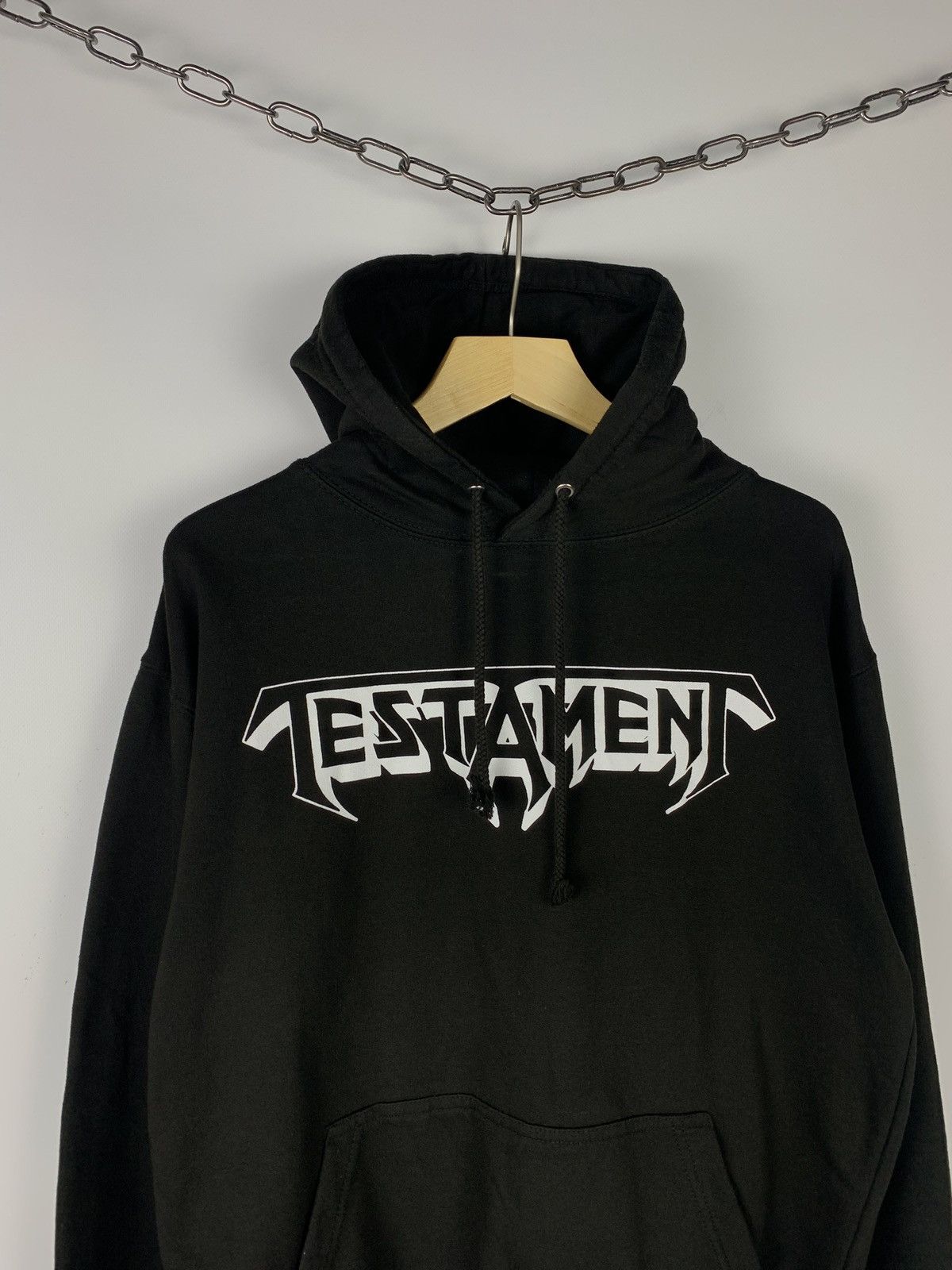 Band Tees Testament Rock Band Hoodie Promo Graphic Y2K Black Size M Size US M / EU 48-50 / 2 - 6 Thumbnail