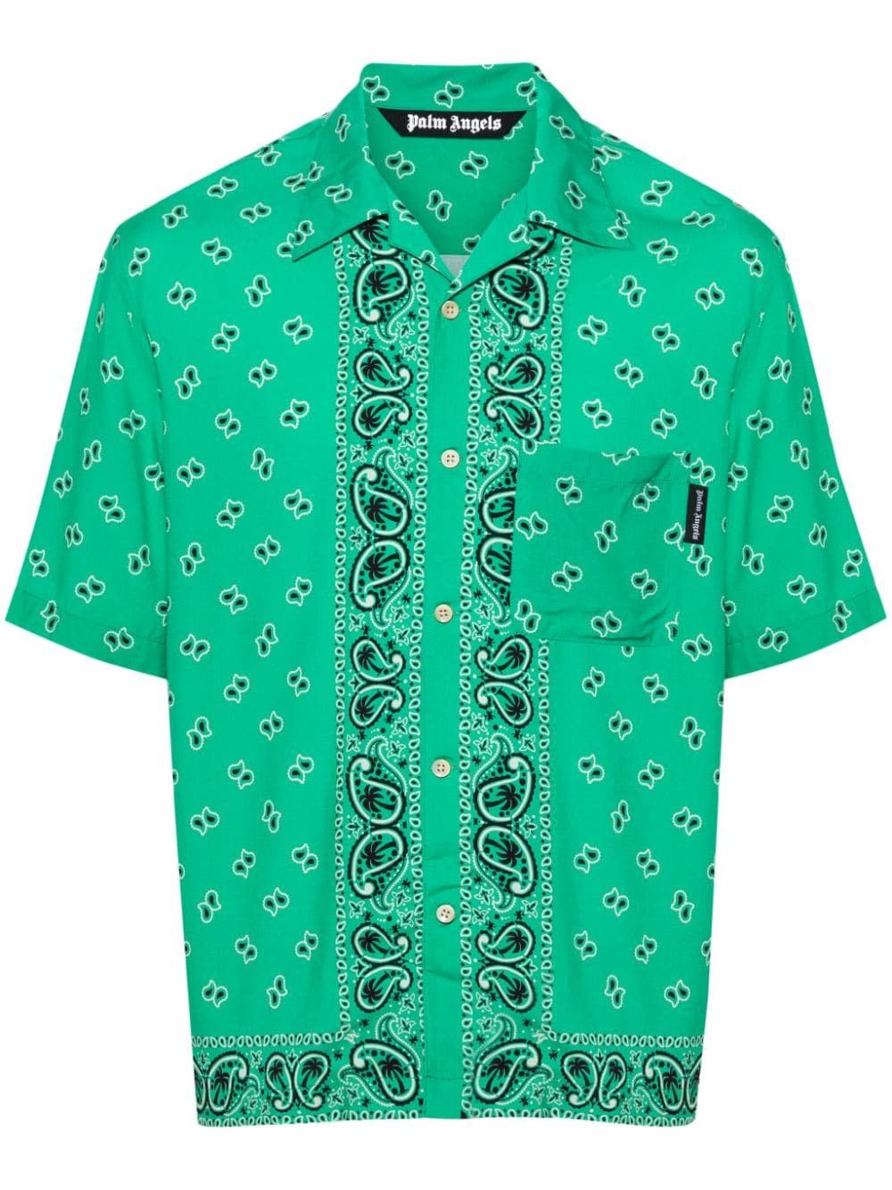 Palm Angels PAISLEY PRINT SHIRT Size US S / EU 44-46 / 1 - 1 Thumbnail