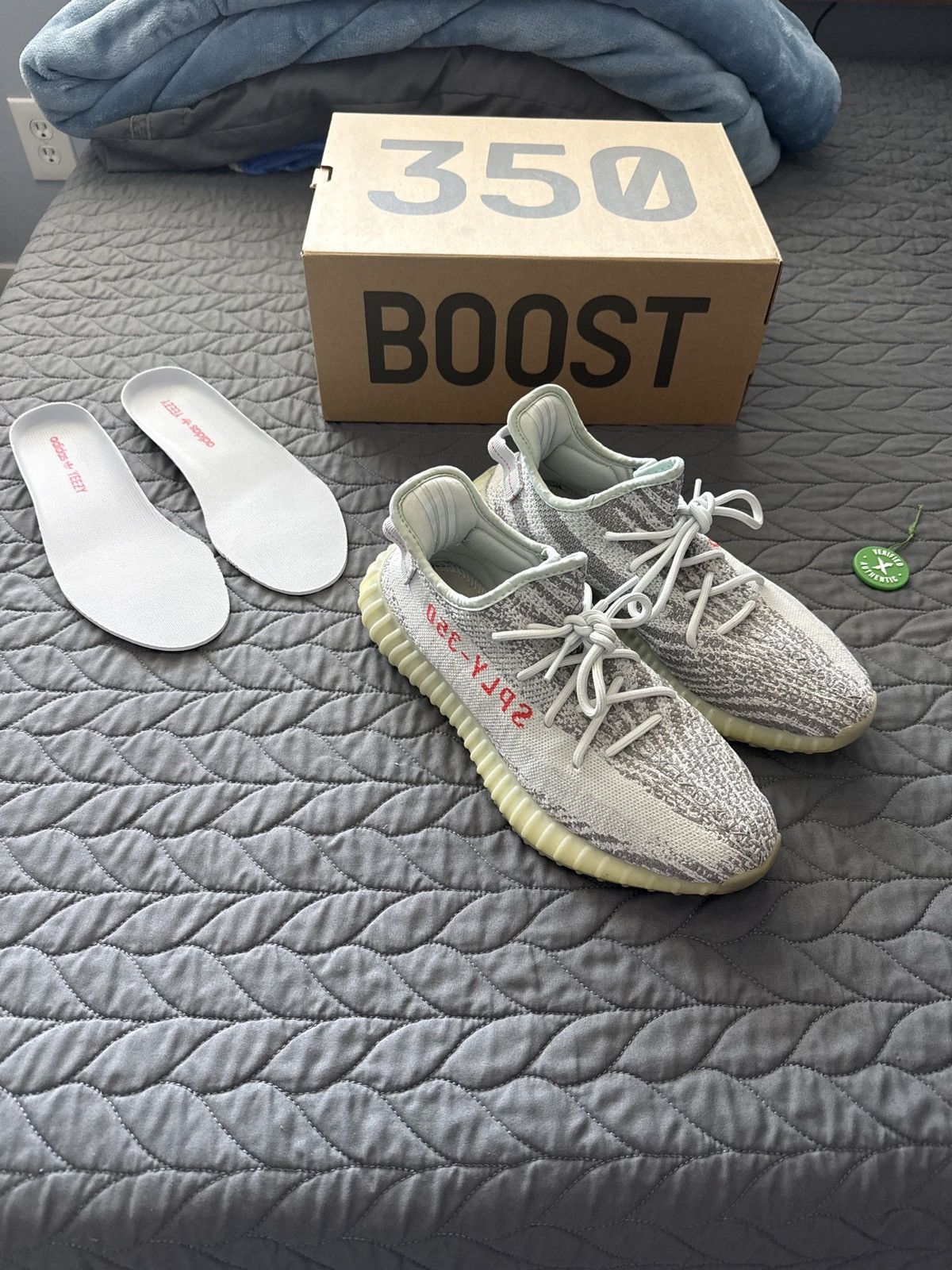 Yeezy Blue Tint - Yeezy 350 V2 Size US 10 / EU 43 - 1 Thumbnail