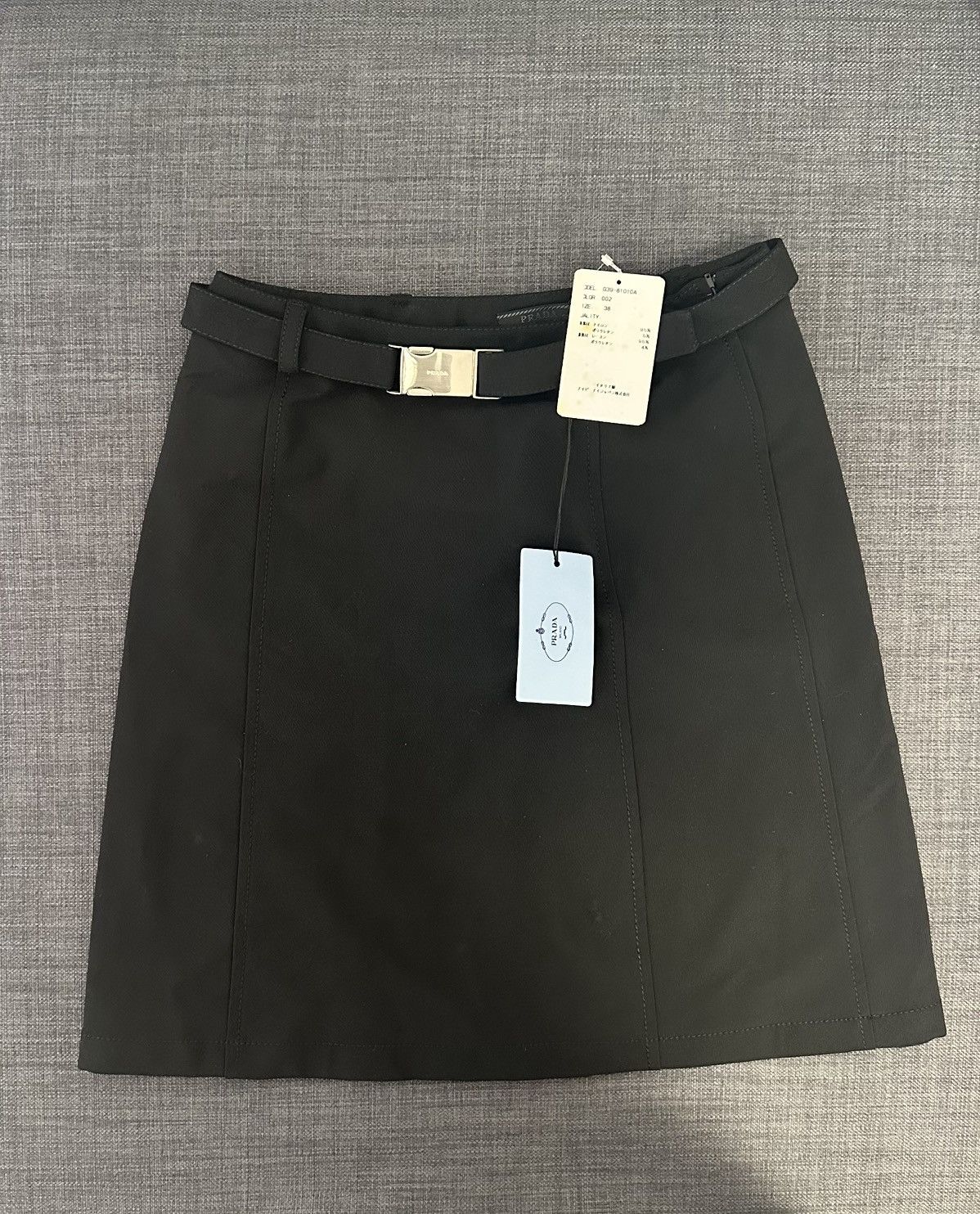 Prada Prada 90s Black Mini Skirt Nylon NWT IT38 XS S Size 26" / US 2 / IT 38 - 2 Thumbnail