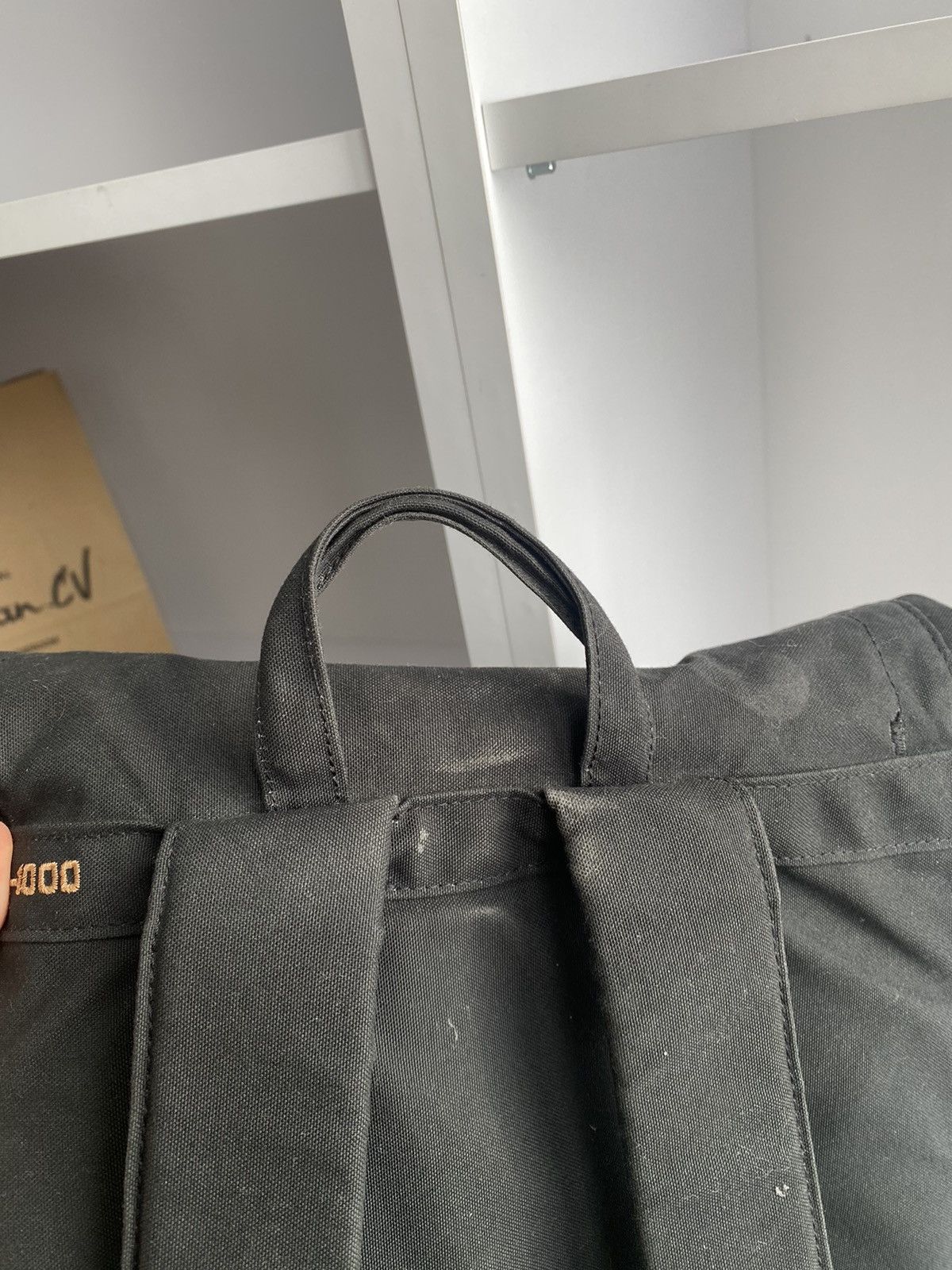 Fjallraven × Vintage Vintage Fjallraven Unisex Black Large G-1000 Laptop Backpack Size ONE SIZE - 17 Thumbnail