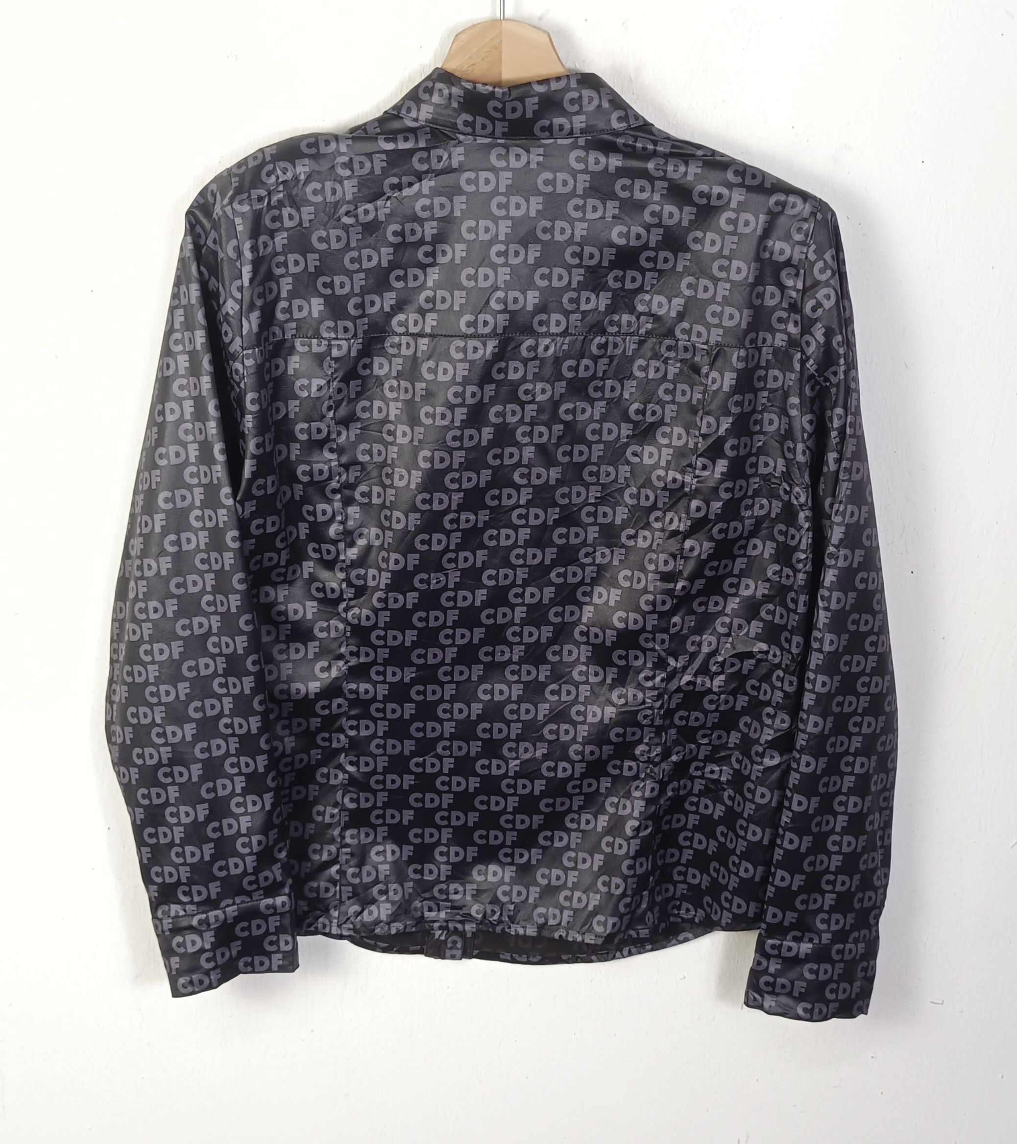 Japanese Brand Jil Anon CDF Overprint Button Up Shirt Size M / US 6-8 / IT 42-44 - 2 Thumbnail