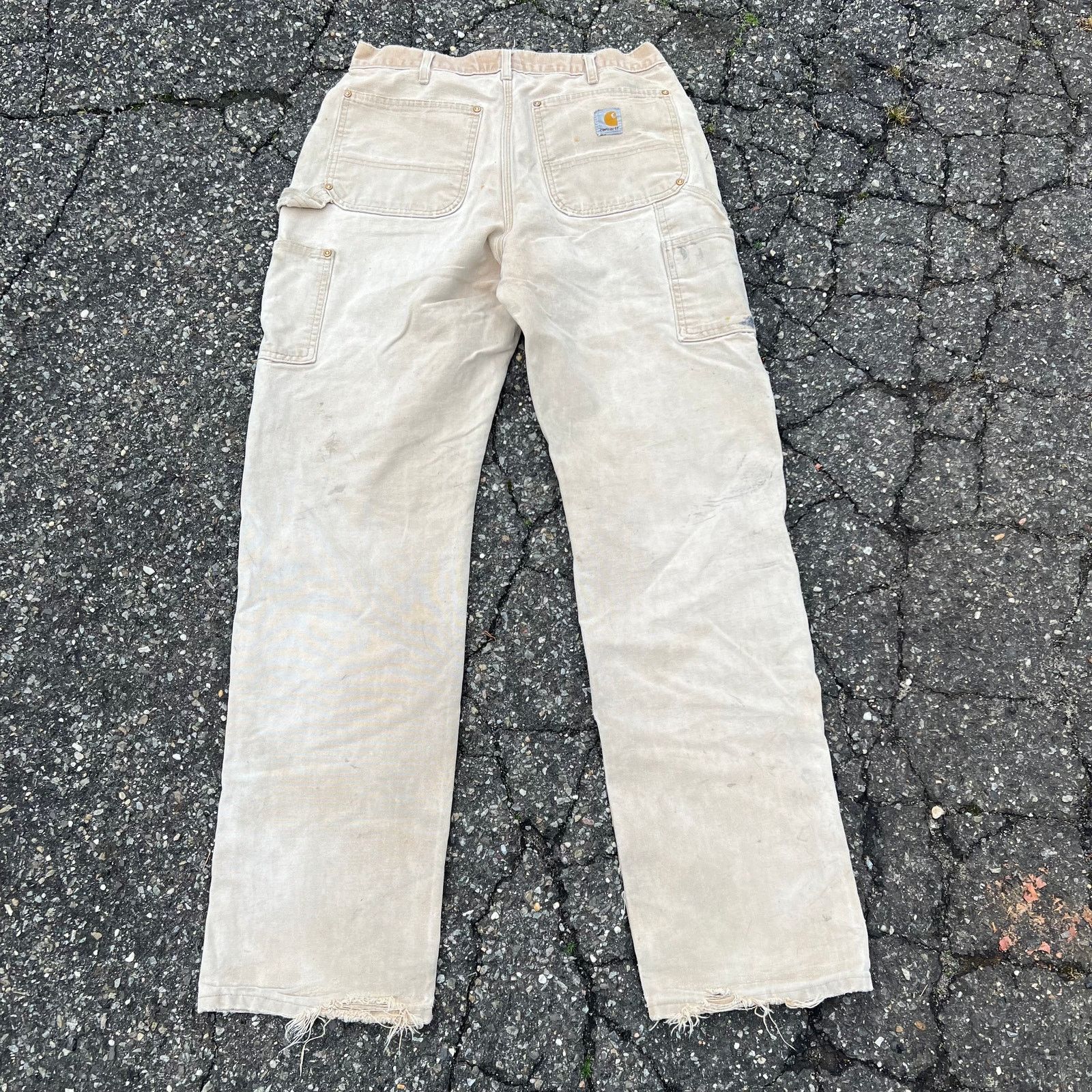 Carhartt × Vintage Vintage carhartt brown double knee work wear carpenter pants Size US 31 - 5 Thumbnail