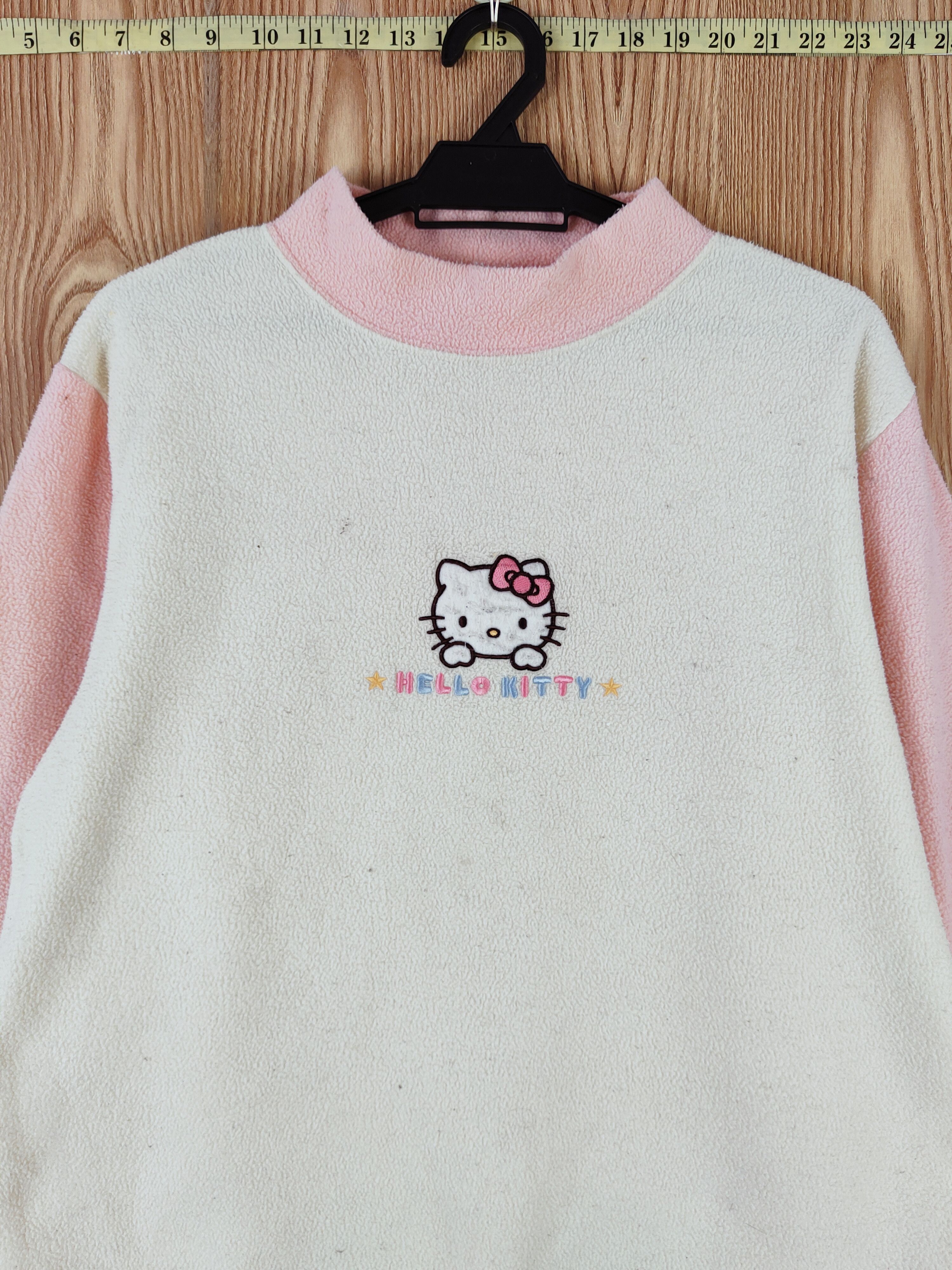 Cartoon Network × Japanese Brand × Vintage Hello Kitty vintage Pink Sweatshirts #W582 Size L / US 10 / IT 46 - 2 Thumbnail