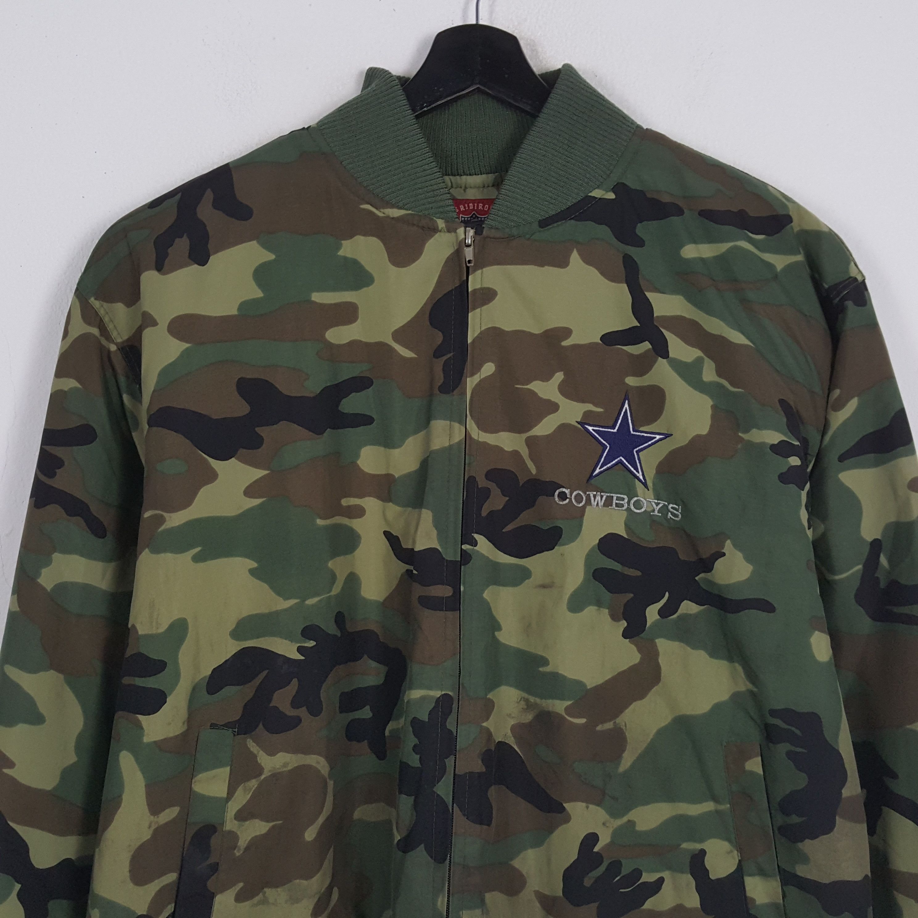 NFL Dallas COWBOYS NFL REEBOK Jacket Camo Design Style Size US XXL / EU 58 / 5 - 4 Thumbnail