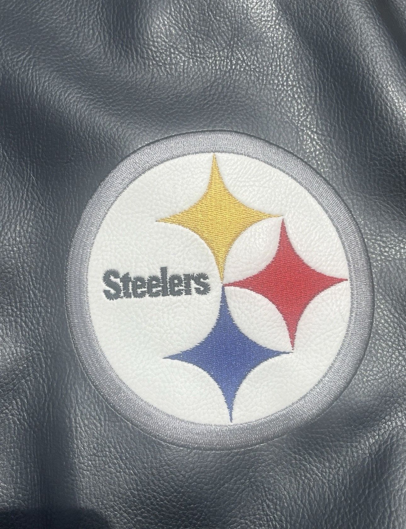 NFL NFL AFC Steelers leather jacket size large Size US L / EU 52-54 / 3 - 3 Thumbnail