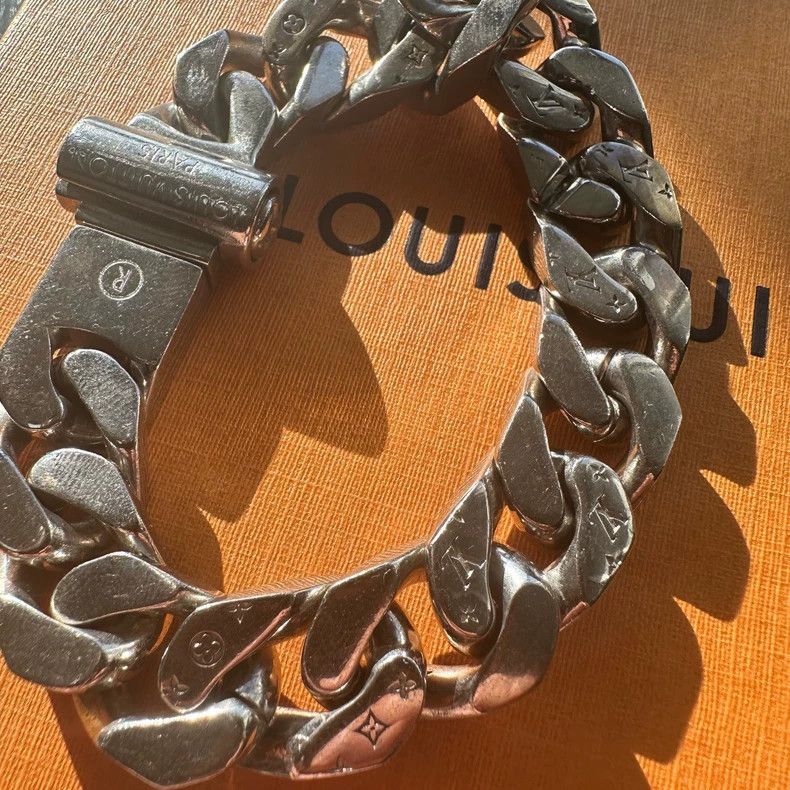Louis Vuitton Louis Vuitton Original Cuba Chain Metal Bracelet Size ONE SIZE - 2 Thumbnail