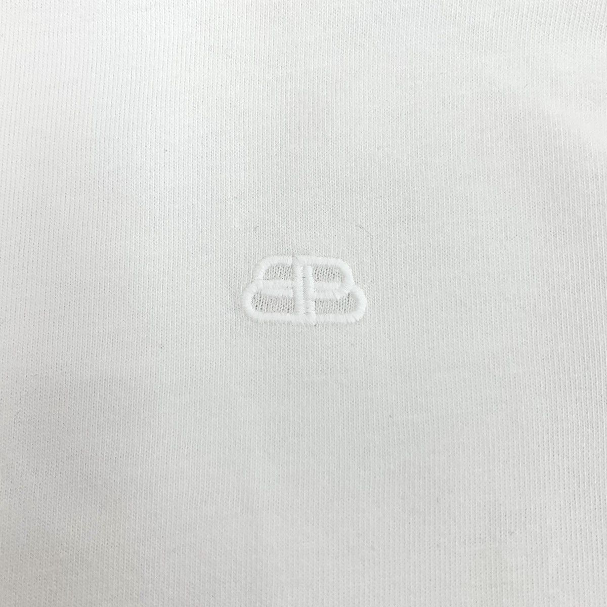 Balenciaga Balenciaga White Cotton Crew Neck Short Sleeve T-shirt K26WX Size XS / US 0-2 / IT 36-38 - 5 Thumbnail