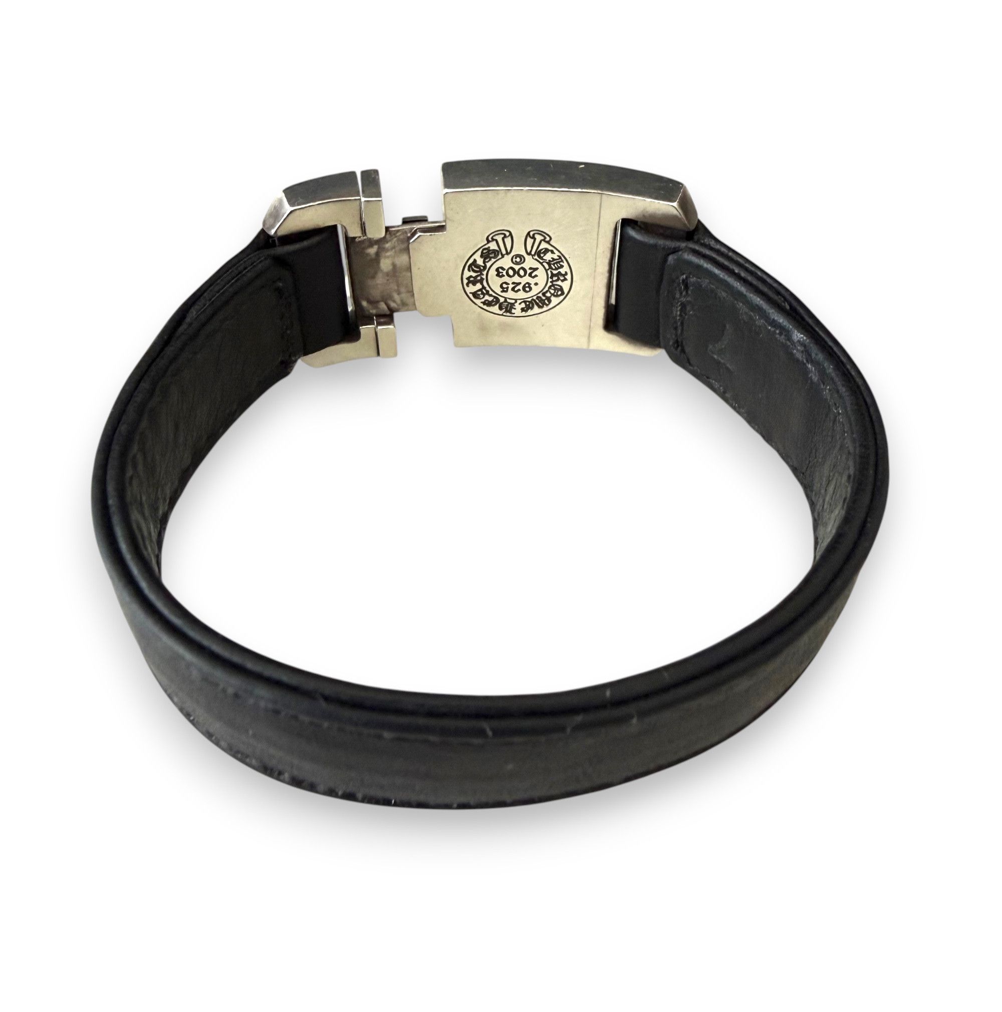 Chrome Hearts Chrome Hearts Floral Harness Clasp Leather Bracelet Size ONE SIZE - 7 Thumbnail