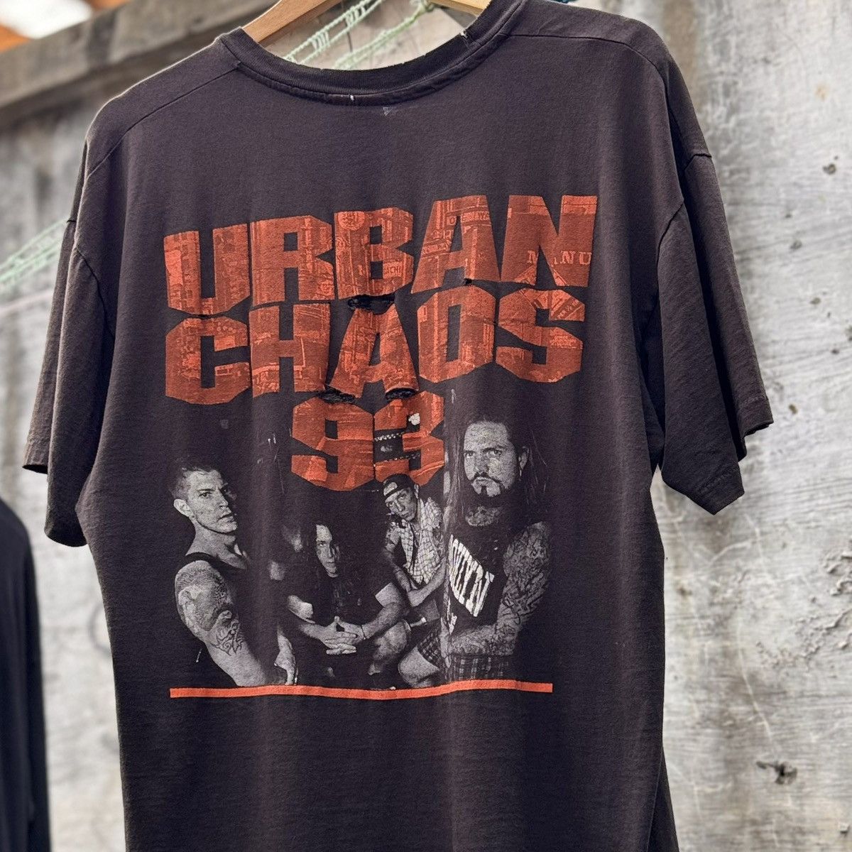 Hanes Vintage Biohazard Urban Dicipline T Shirt Size US XL / EU 56 / 4 - 3 Thumbnail