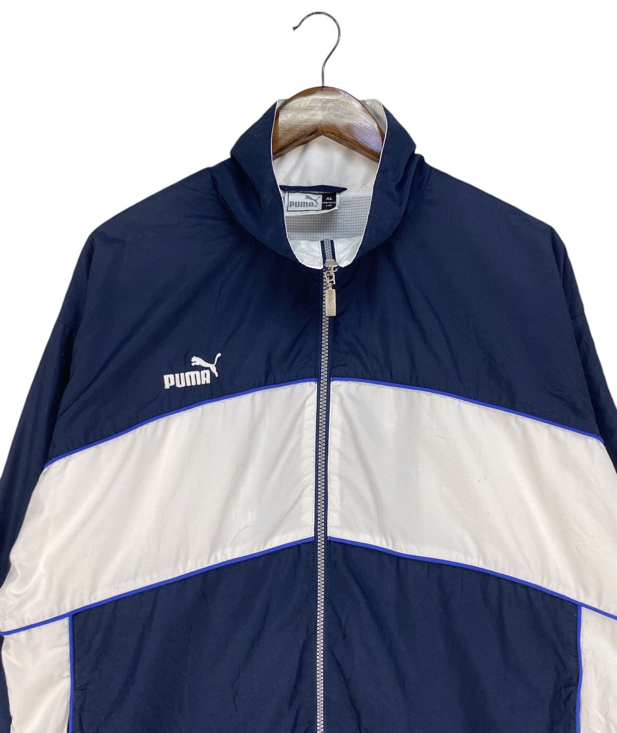 Puma × Vintage 💥RARE💥VINTAGE PUMA EMBROIDERY LOGO JACKET Size US XL / EU 56 / 4 - 3 Thumbnail