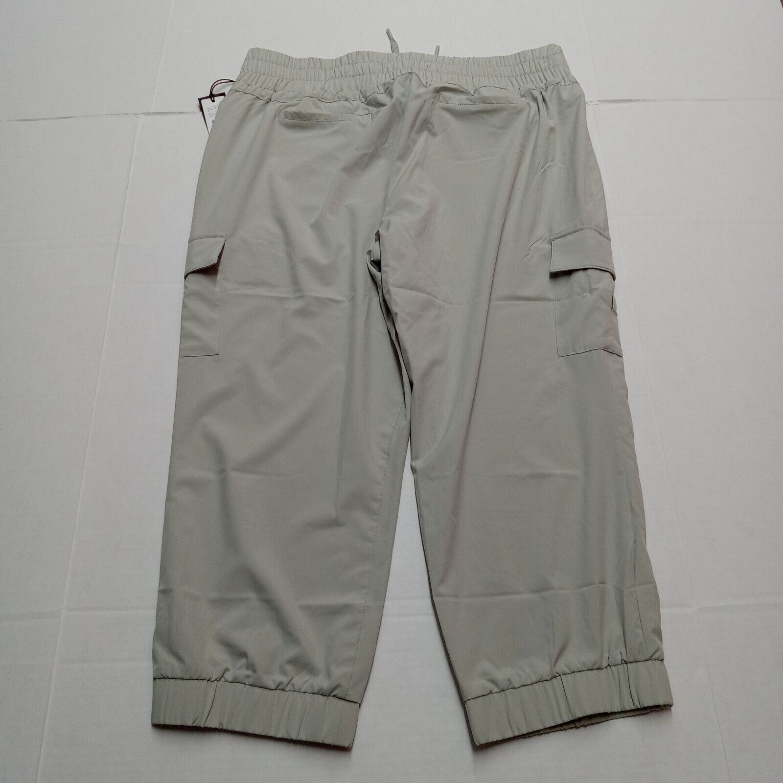 Kyodan Kyodan Cargo Capris Women's XL Stretch Woven Gray Pants Size 36" / US 14 / IT 50 - 7 Thumbnail