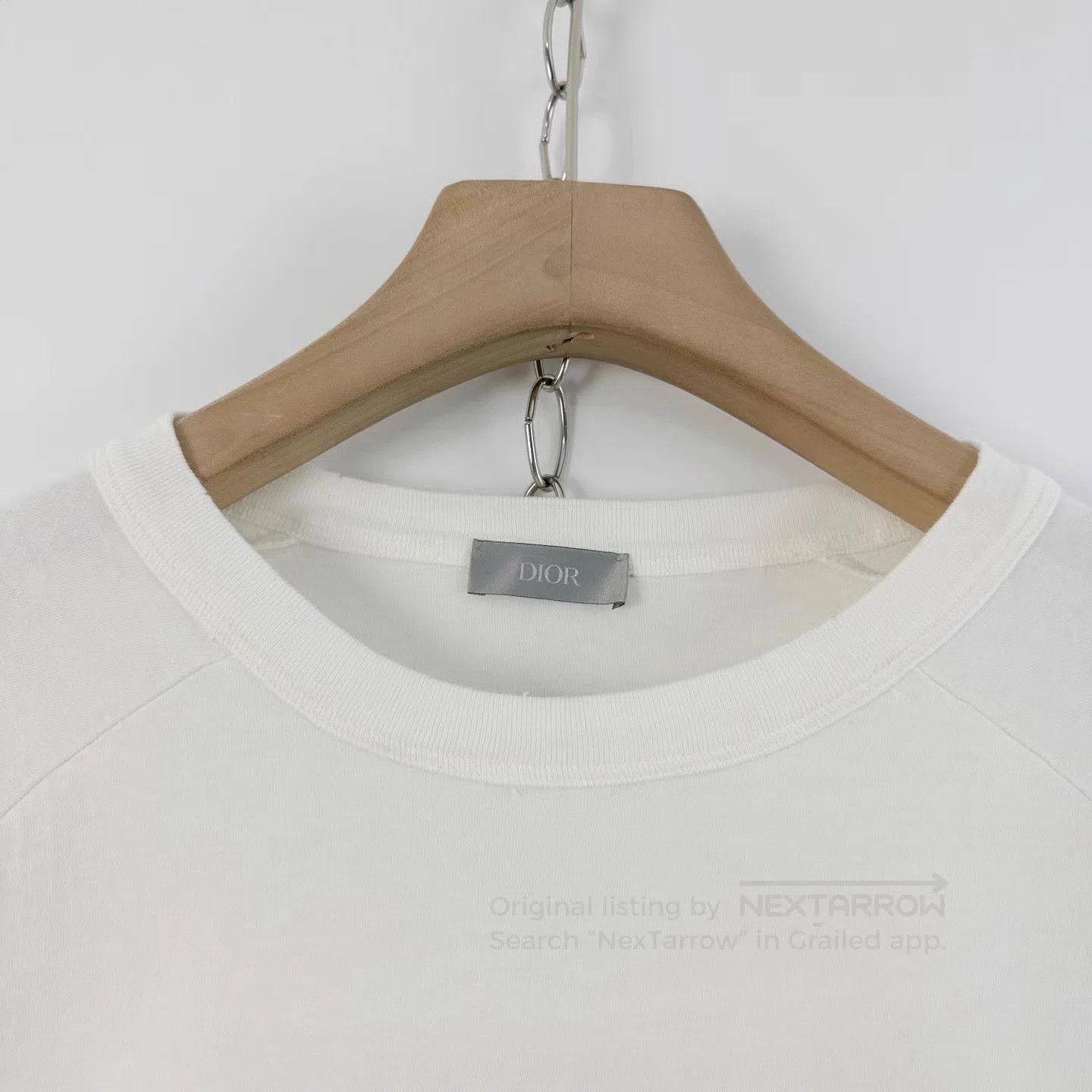 Dior White Short Sleeve Graphic Tee. Size US M / EU 48-50 / 2 - 3 Thumbnail