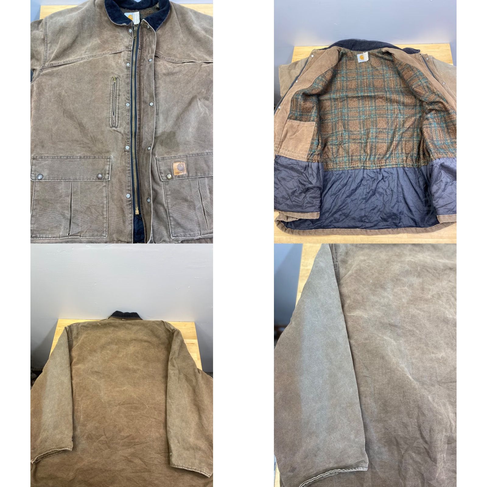 Carhartt Carhartt Chore Jacket Mens 3XL Lined Duck Canvas Work Barn Brown Heavy Pockets 10801 Size US XXL / EU 58 / 5 - 8 Thumbnail