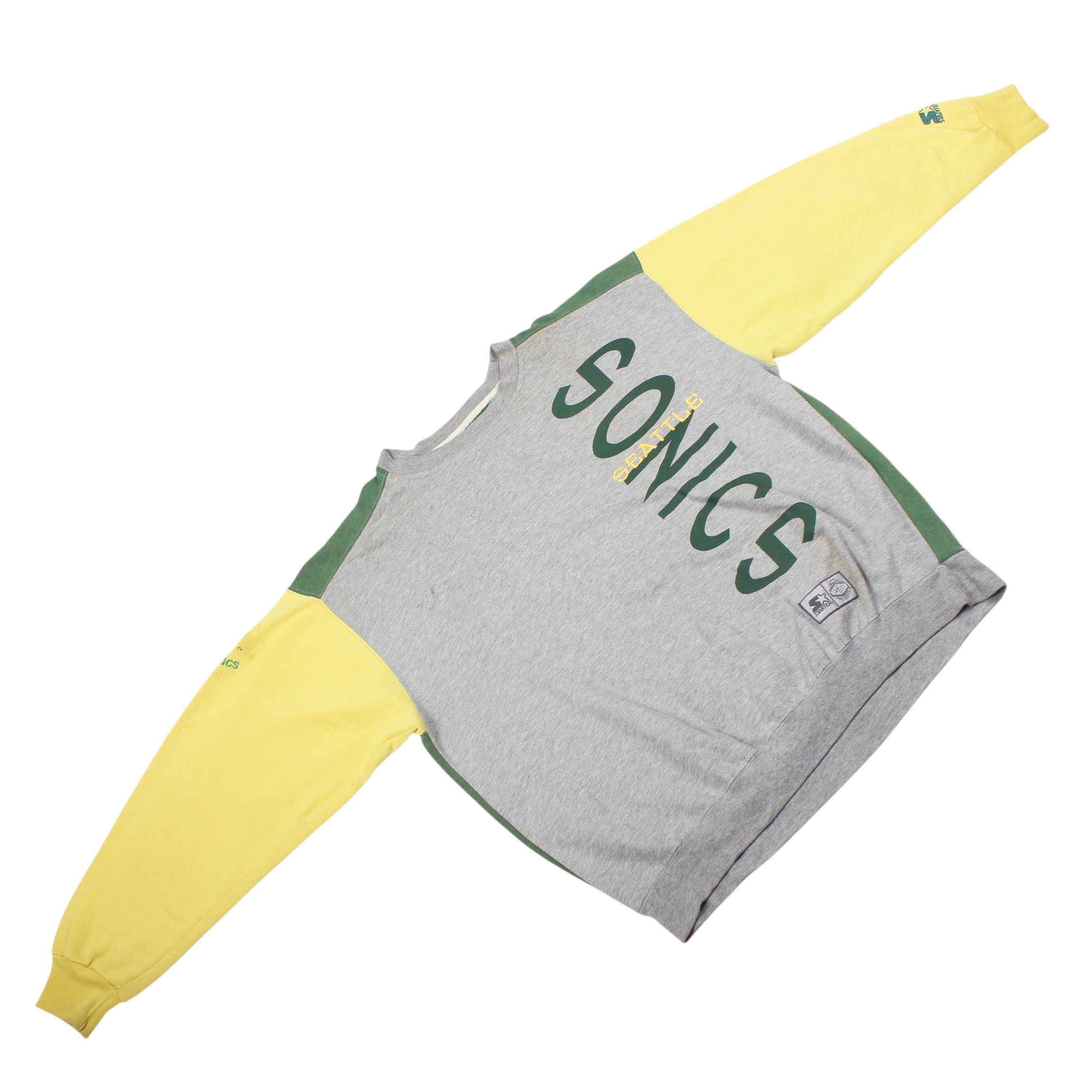 Starter Seattle Supersonics Sweatshirt by Starter 90s NBA Crewneck Size US XL / EU 56 / 4 - 1 Thumbnail