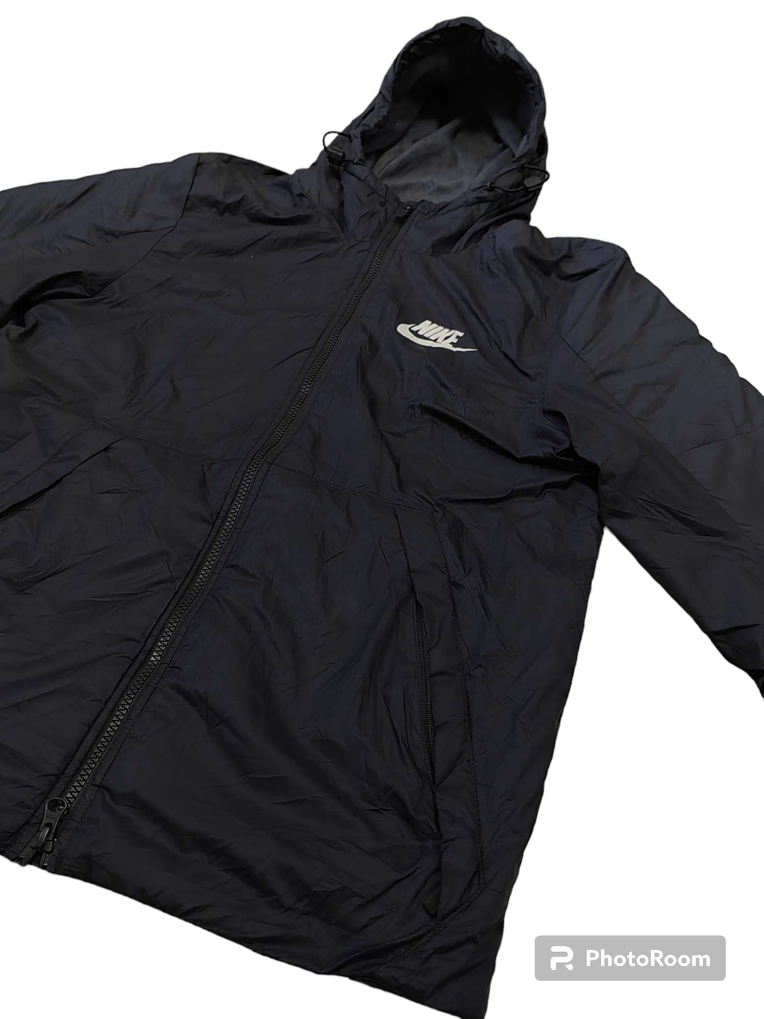 image of Dope Nike Windbreaker Hoodie Hiking Outdoor in Blue, Men's (Size Medium)