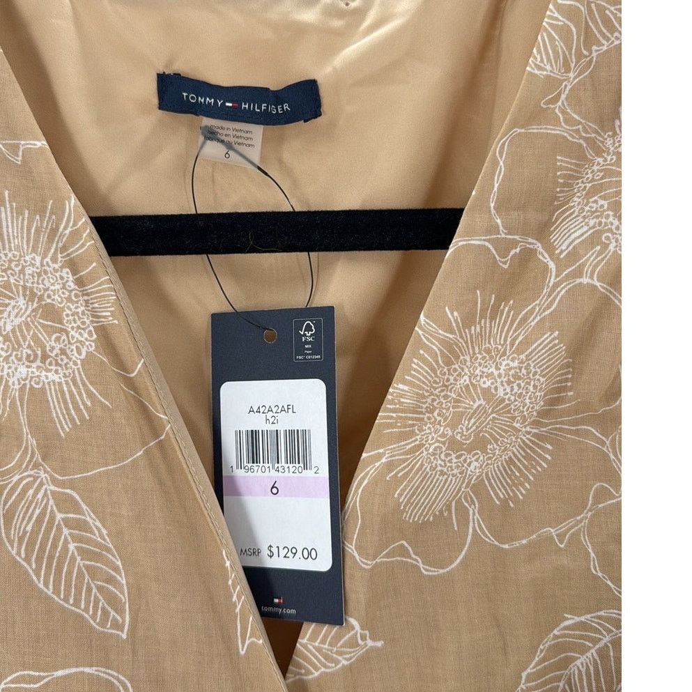 Tommy Hilfiger Tommy Hilfiger Petal Burnout Fit and Flare Dress lightweight Size M / US 6-8 / IT 42-44 - 4 Thumbnail