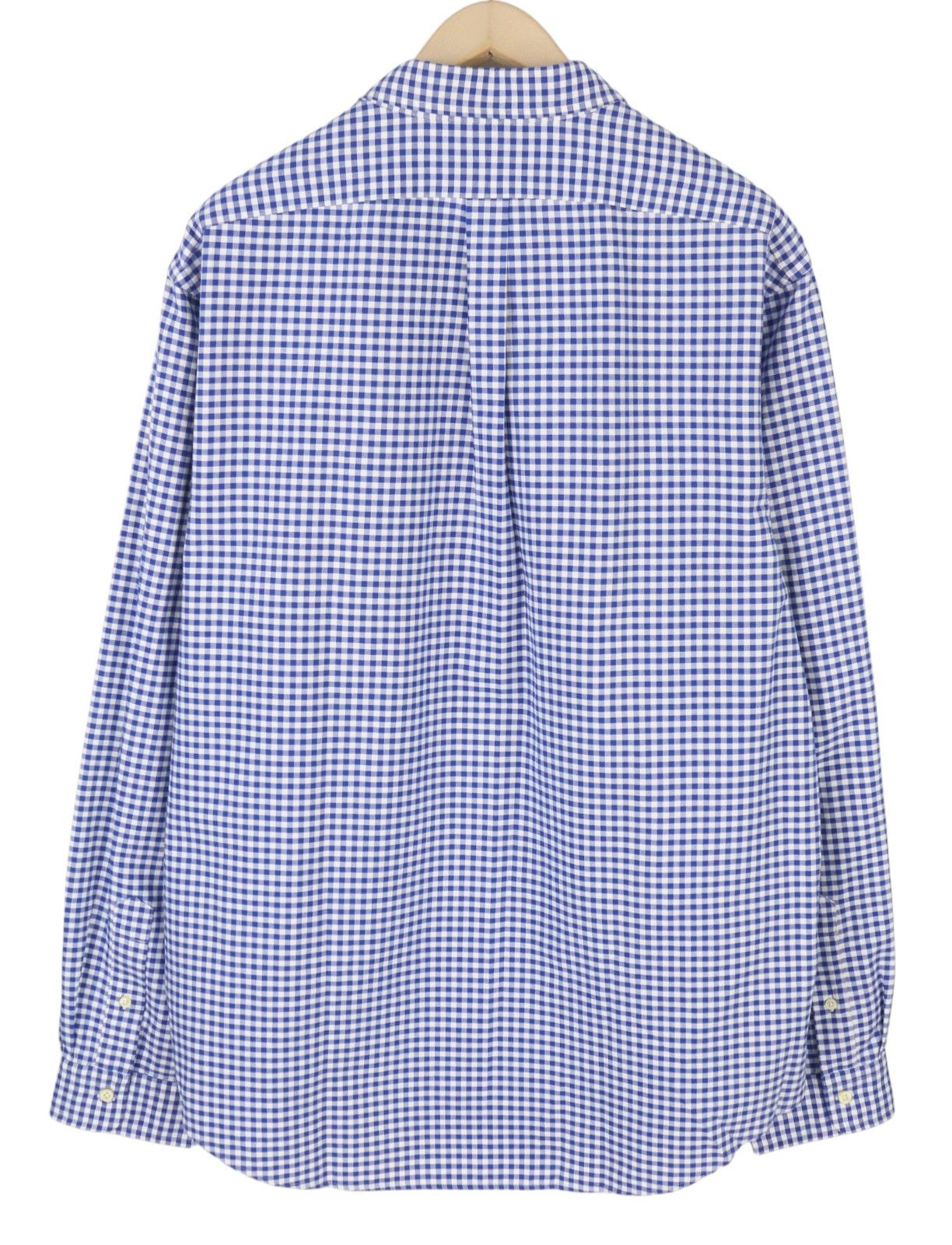 Ralph Lauren CORE REPLEN 2XL Blue Check Button-Down Neck Casual 87008 Size US XXL / EU 58 / 5 - 2 Thumbnail