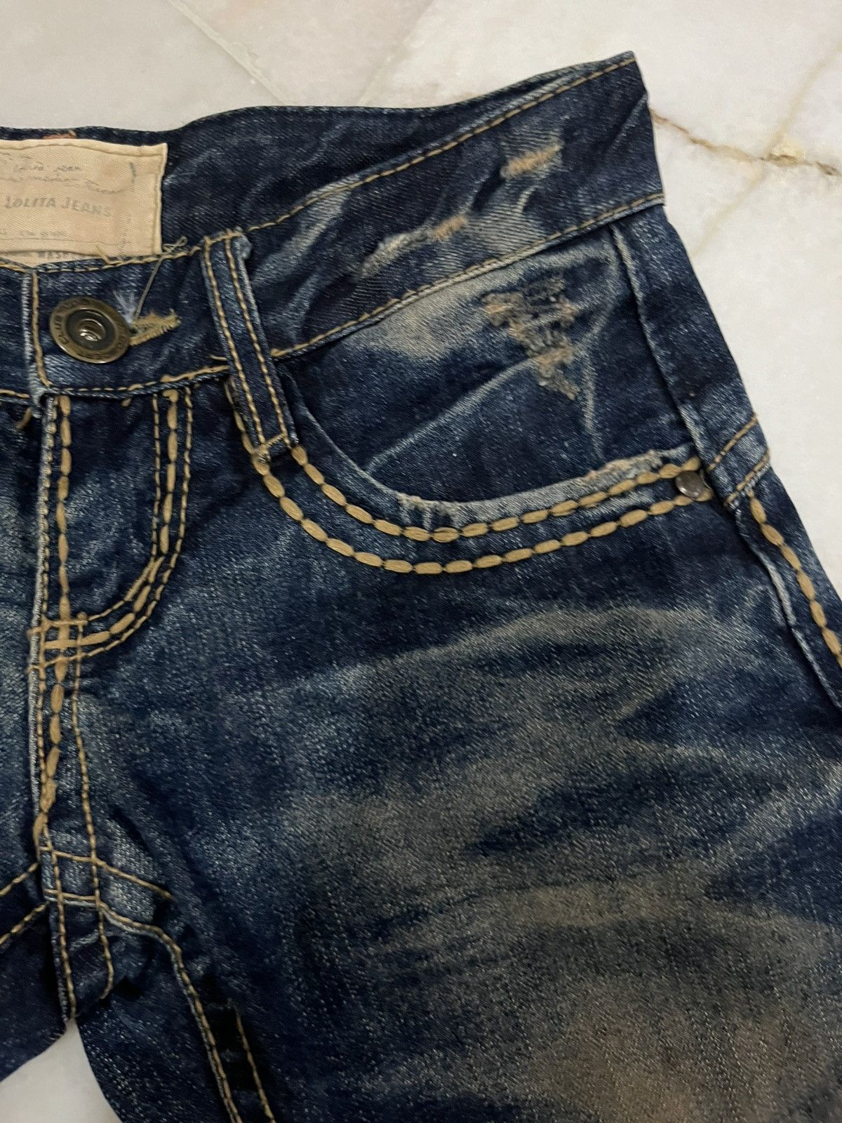 Japanese Brand Yoshitomo Nara Lolita jeans denim Size 29" - 8 Thumbnail