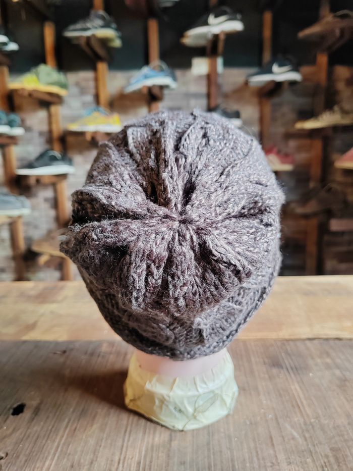 If Six Was Nine Vintage Japanese Style Punk Crochet Big Beanie Snowcap Size ONE SIZE - 4 Thumbnail